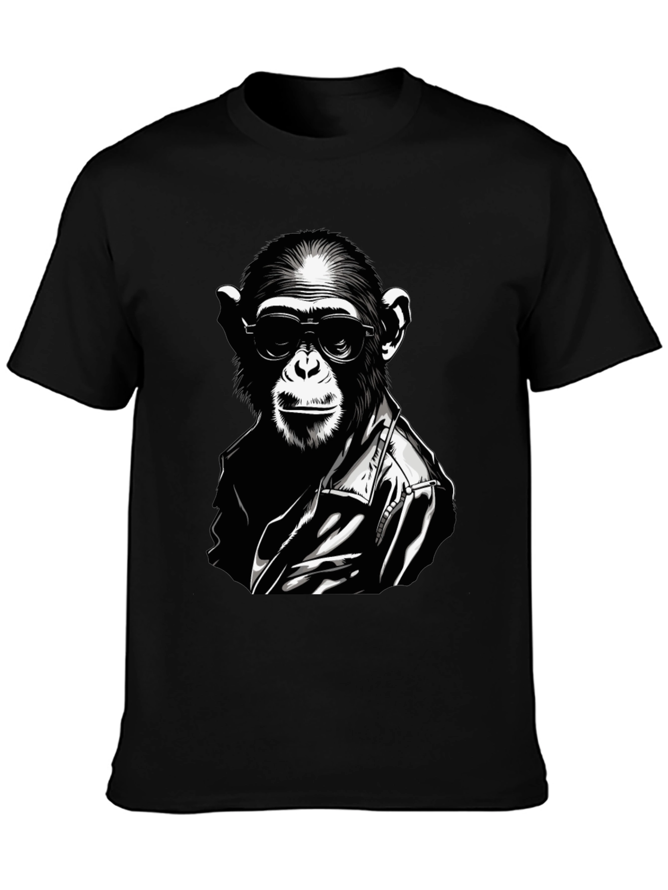 Black Cool Ape T-Shirt view 3