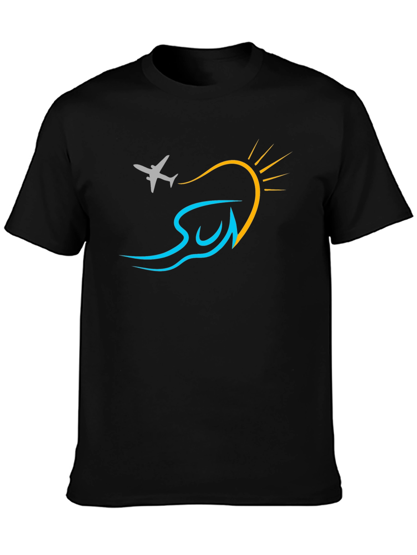 Black Sunshine Traveler Tee - Black Short Sleeve view 3