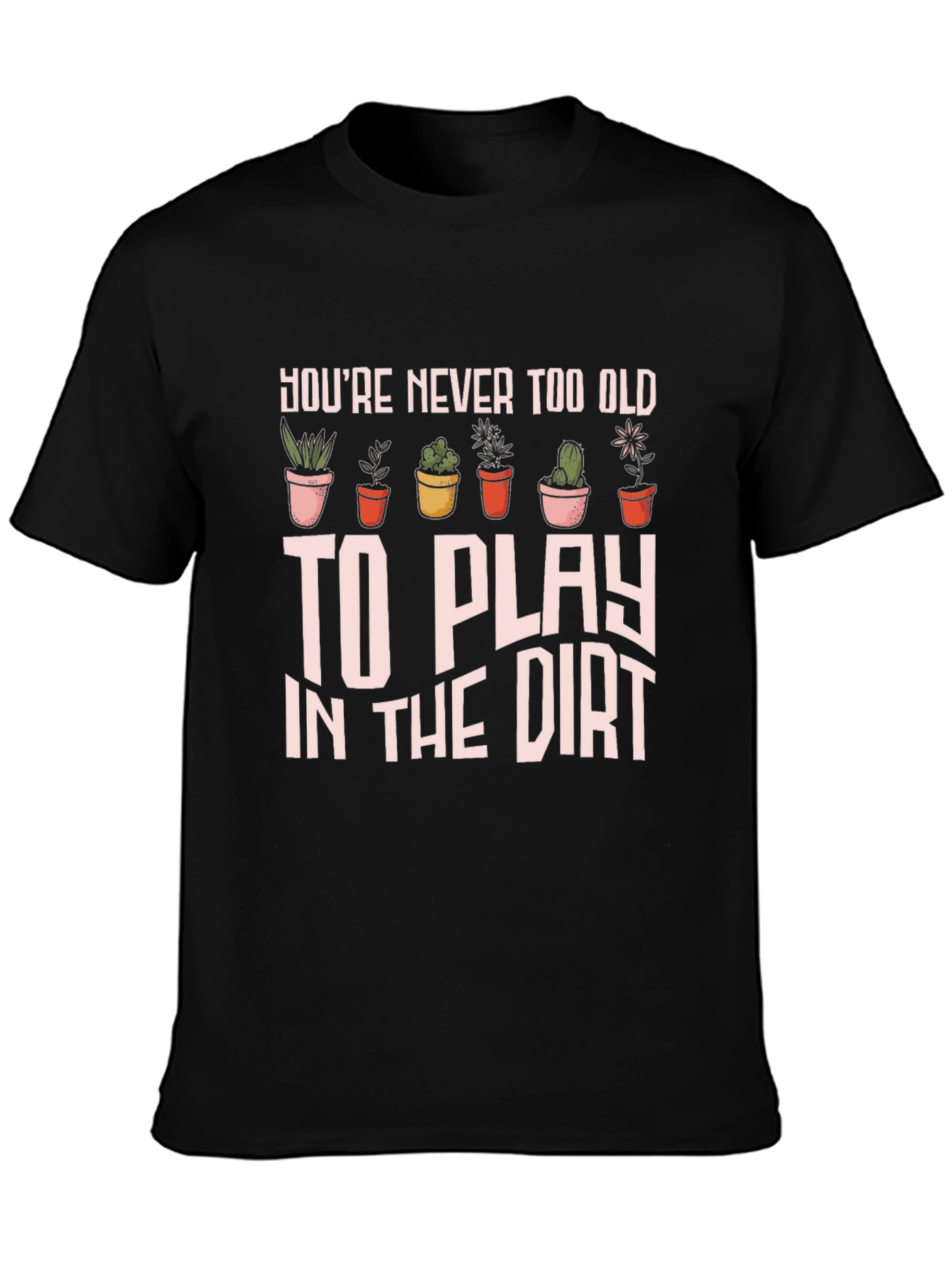 Black Play in the Dirt Graphic Tee view 3