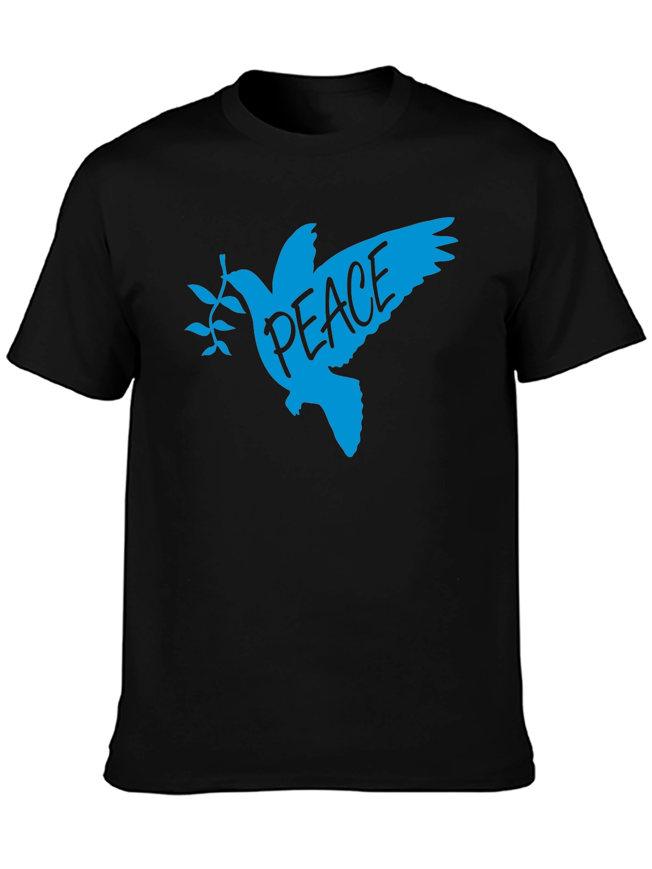 Black Peace Dove Graphic T-Shirt view 3