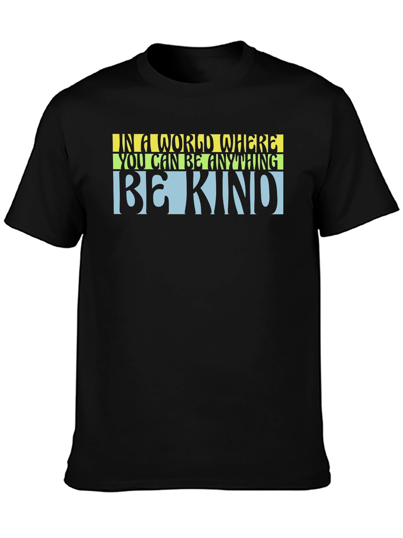 Black Be Kind Graphic Tee view 3