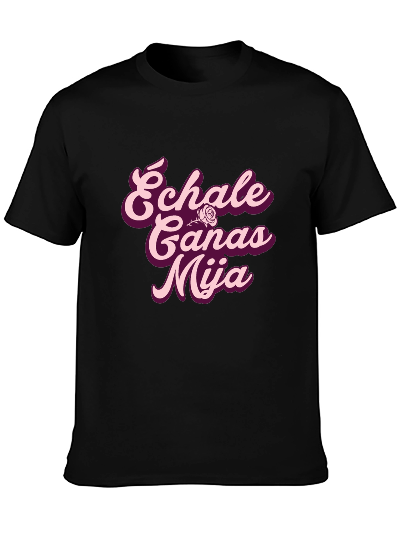 Black Echale Ganas Mija Graphic Tee view 3