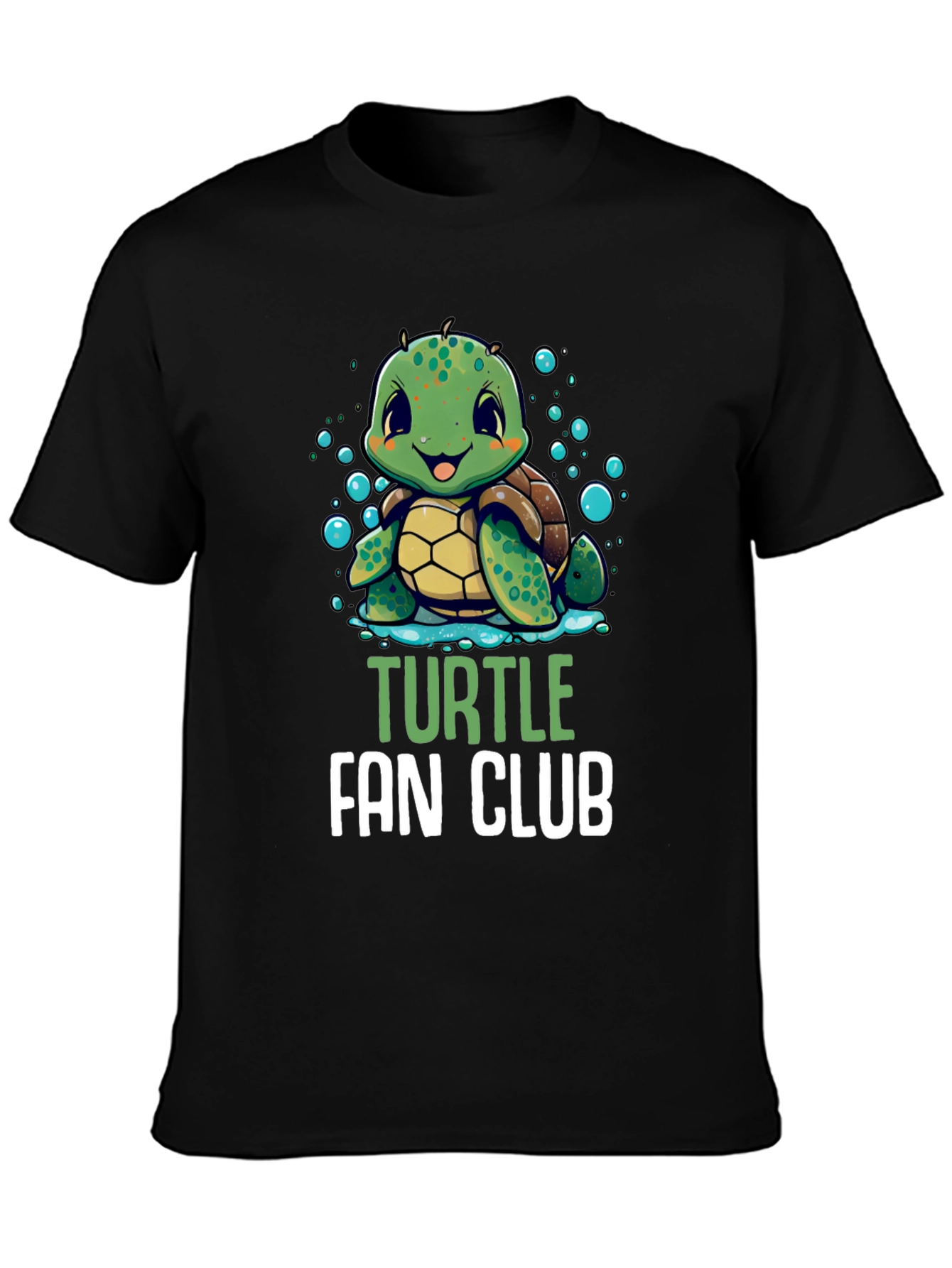 Black Turtle Fan Club T-Shirt view 3