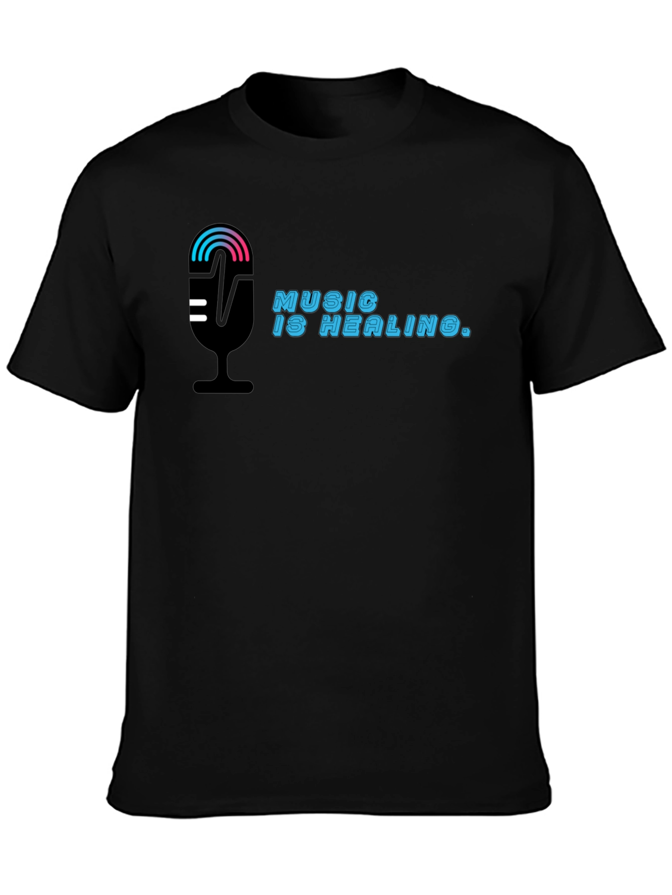 Black Music is Healing Graphic Tee view 3