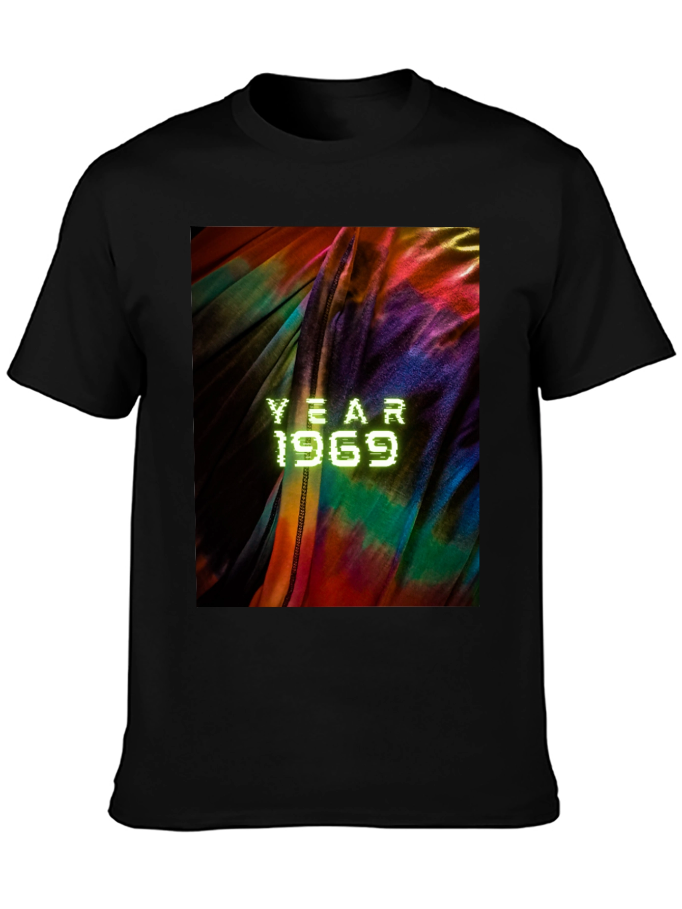 Black Year 1969 Tie Dye Graphic Tee view 3