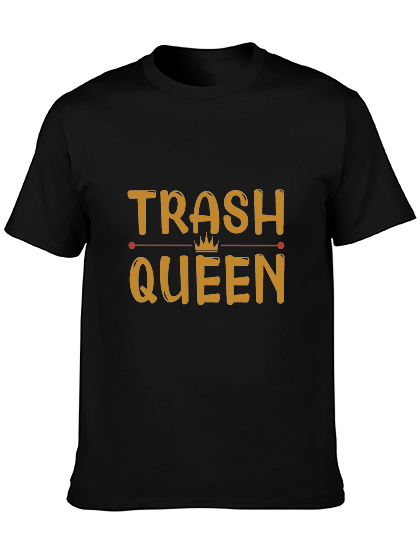 Black Trash Queen Graphic T-Shirt view 3