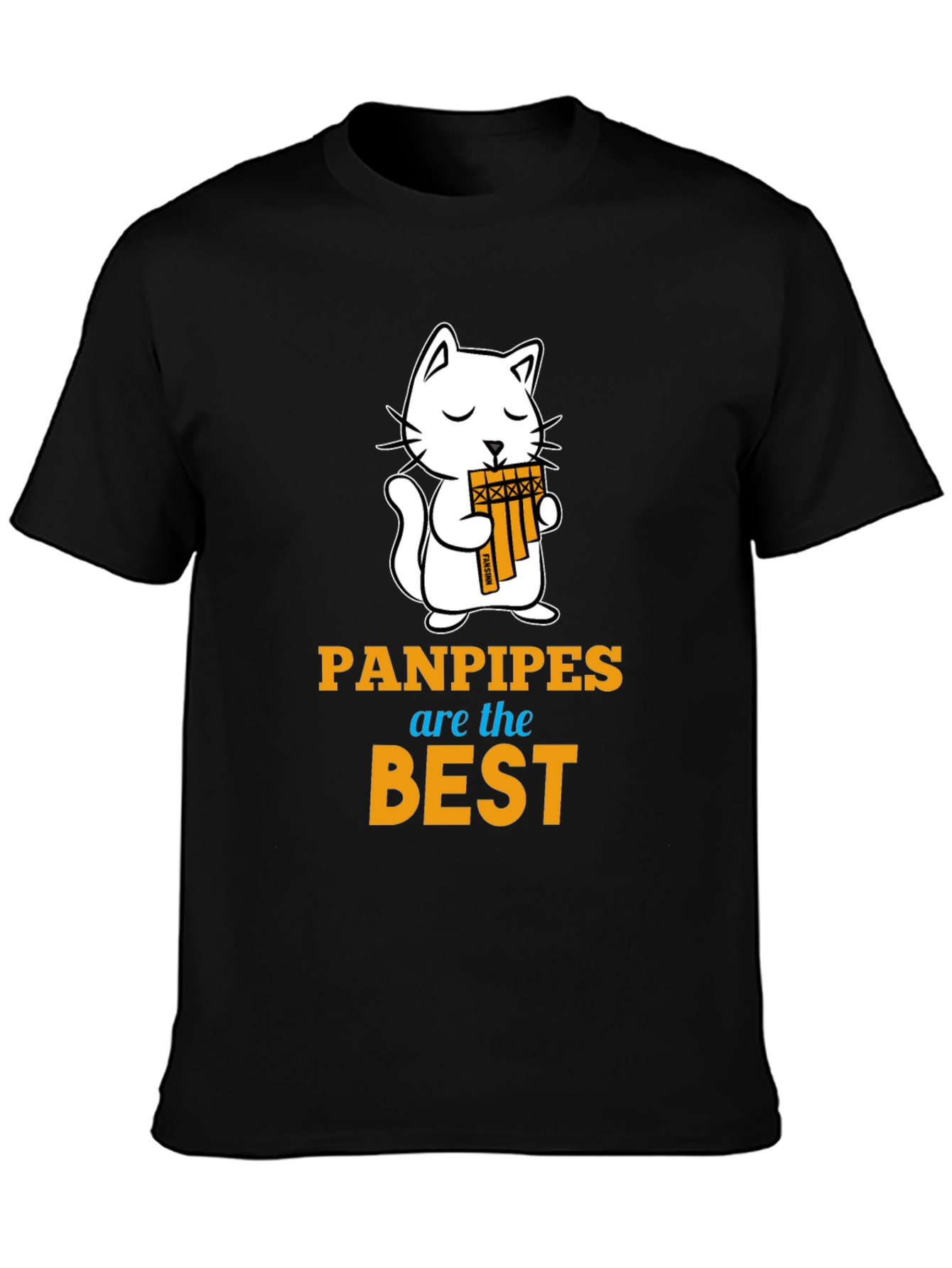 Black Panpipes are the BEST T-Shirt view 3