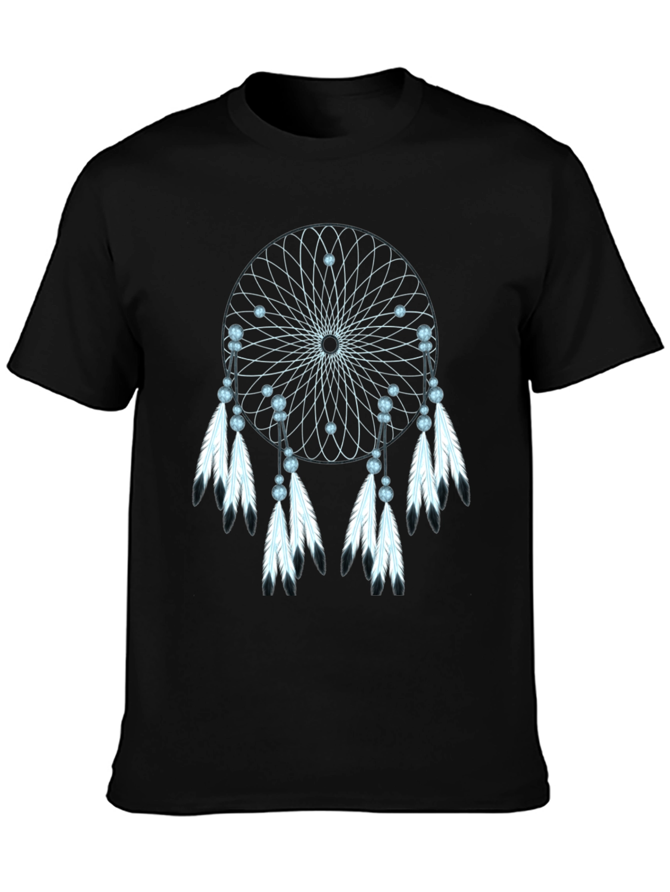 Black Dreamcatcher Graphic Tee - Boho Style view 3