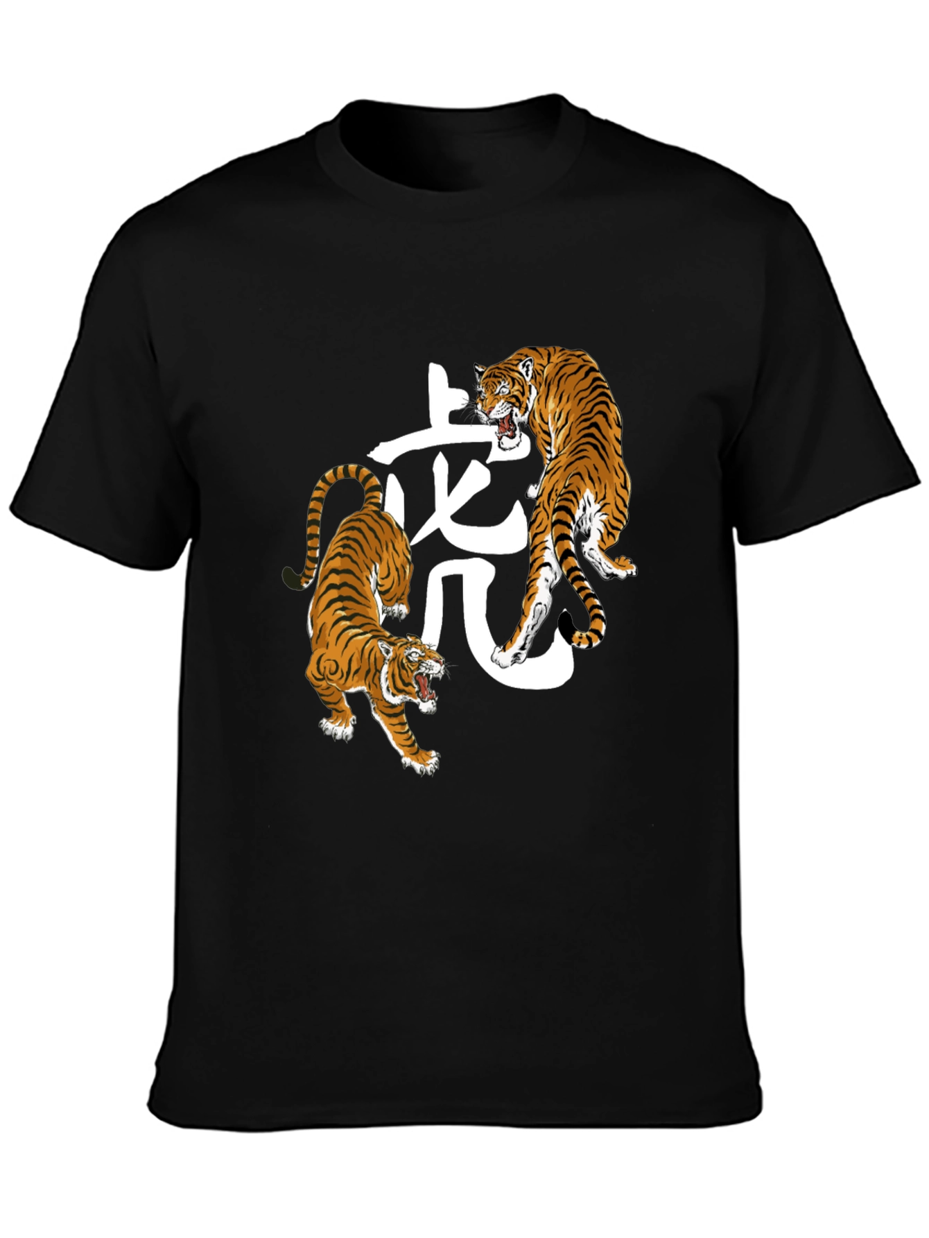 Black Tiger Graphic Tee - Stylish Animal Print Shirt view 3