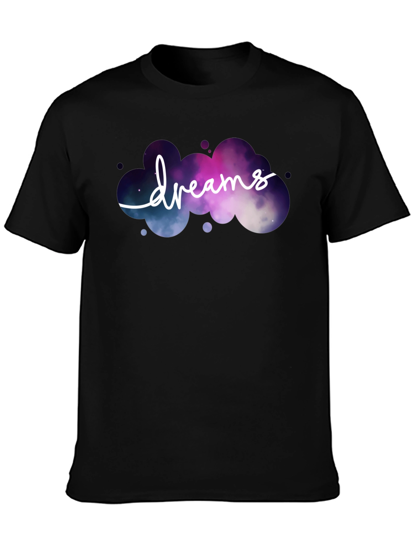 Black Dream Cloud Graphic T-Shirt - Unique Design view 3
