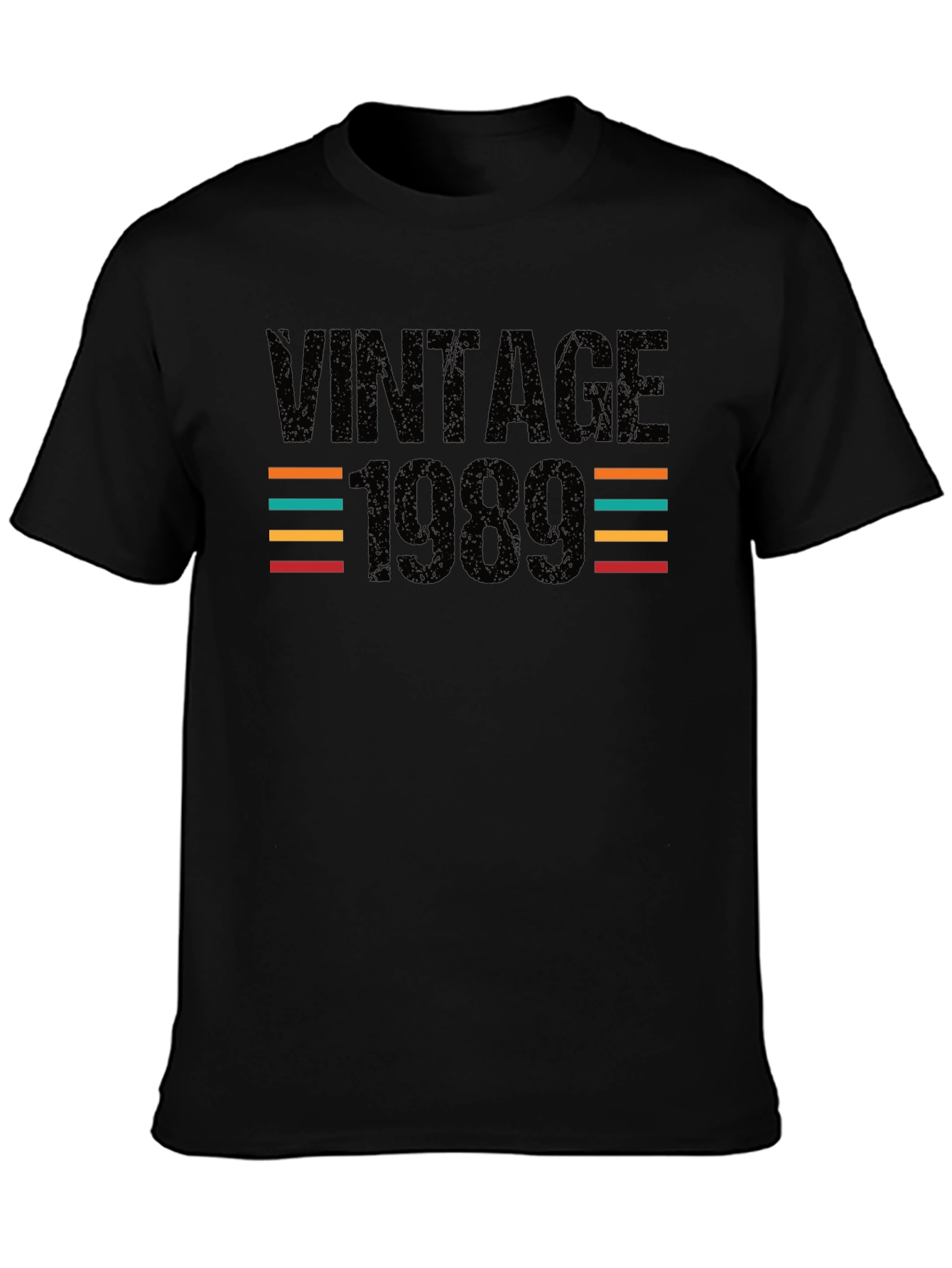 Black Vintage 1989 Graphic T-Shirt Retro Birthday Gift view 3