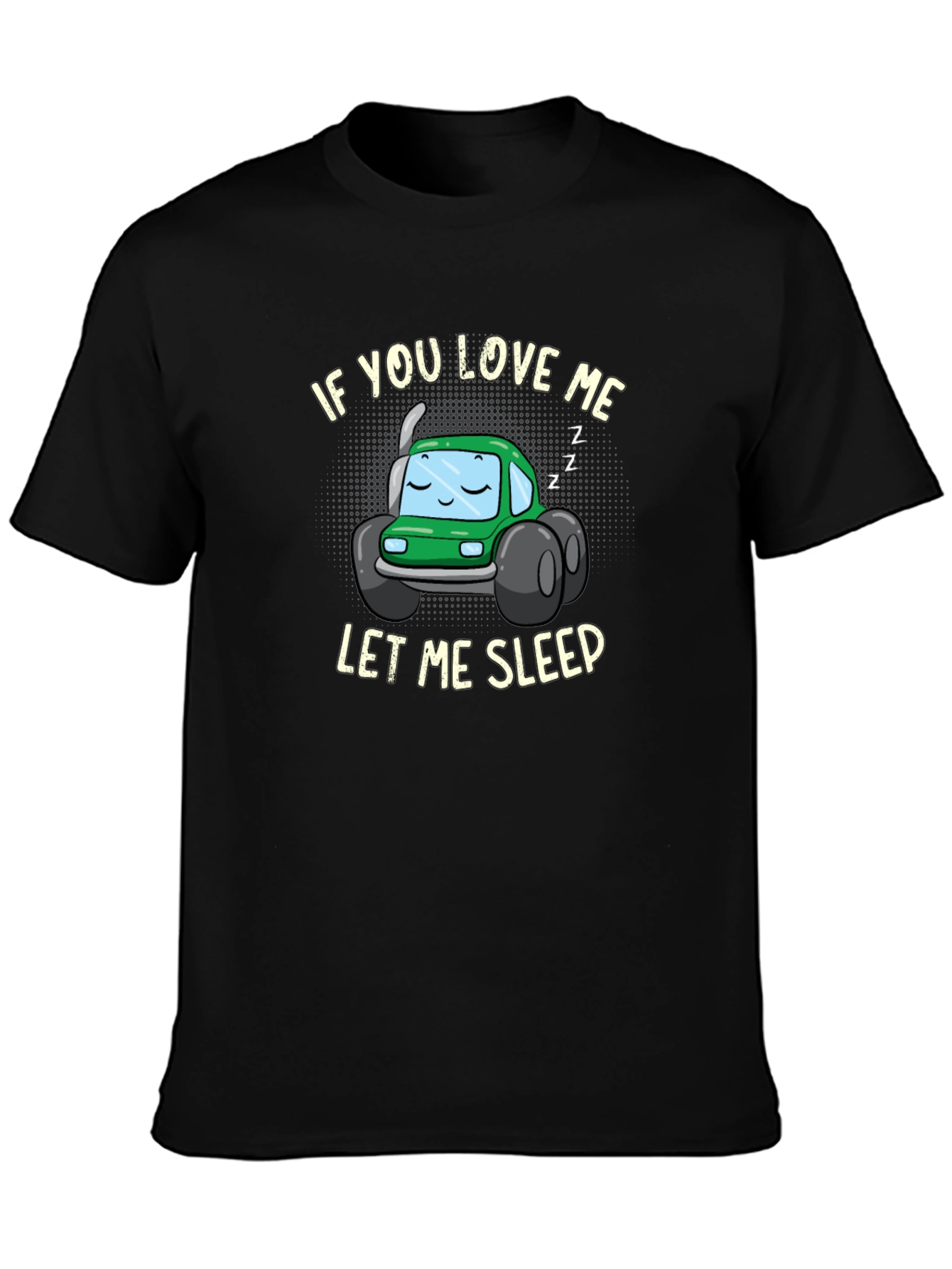 Black If You Love Me Let Me Sleep T-Shirt view 3