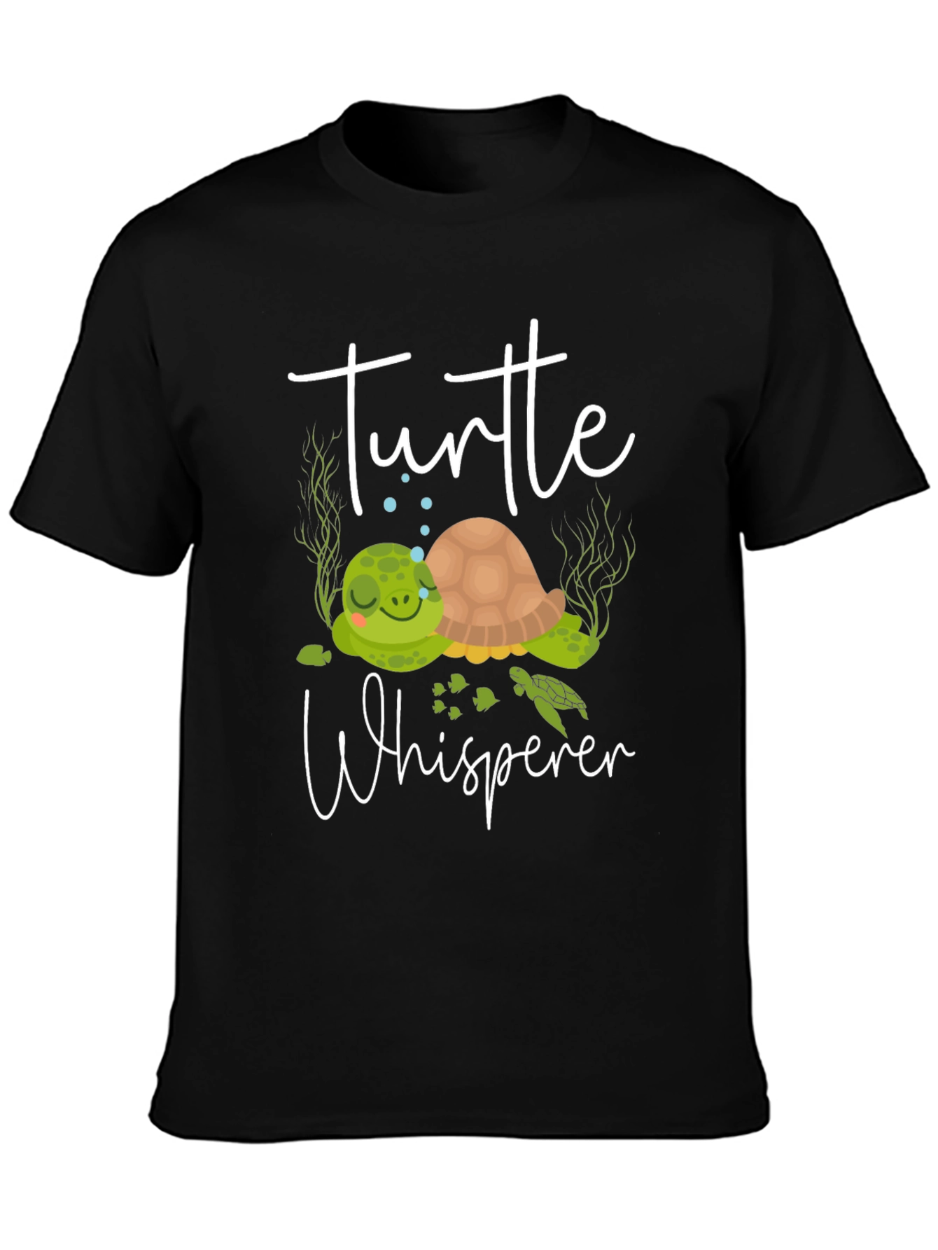 Black Turtle Whisperer Graphic Tee view 3