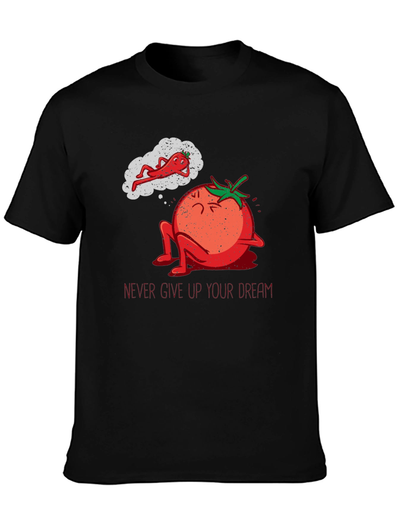 Black Tomato Dreamer Graphic T-Shirt - Never Give Up! view 3