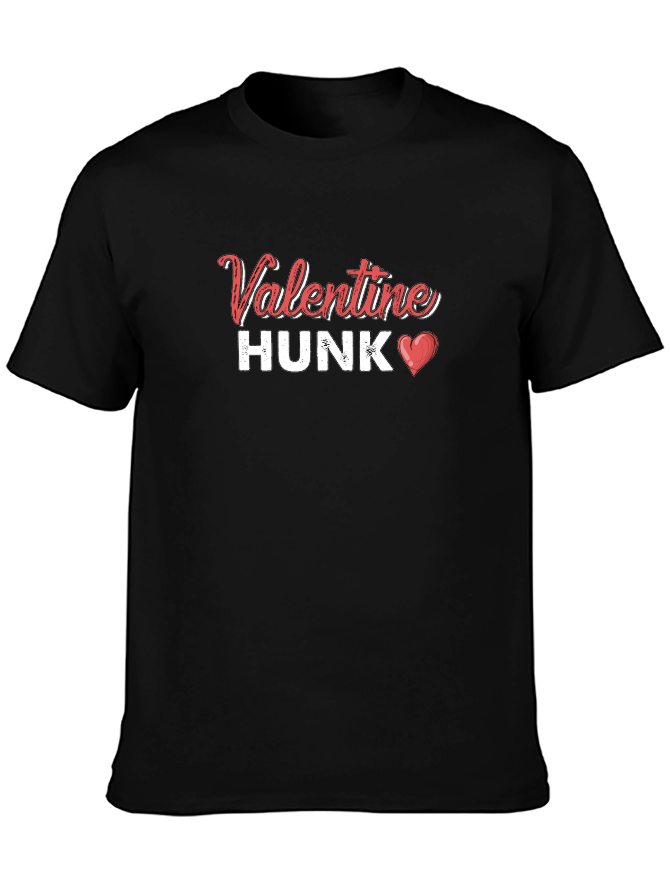 Black Valentine Hunk Black T-Shirt view 3