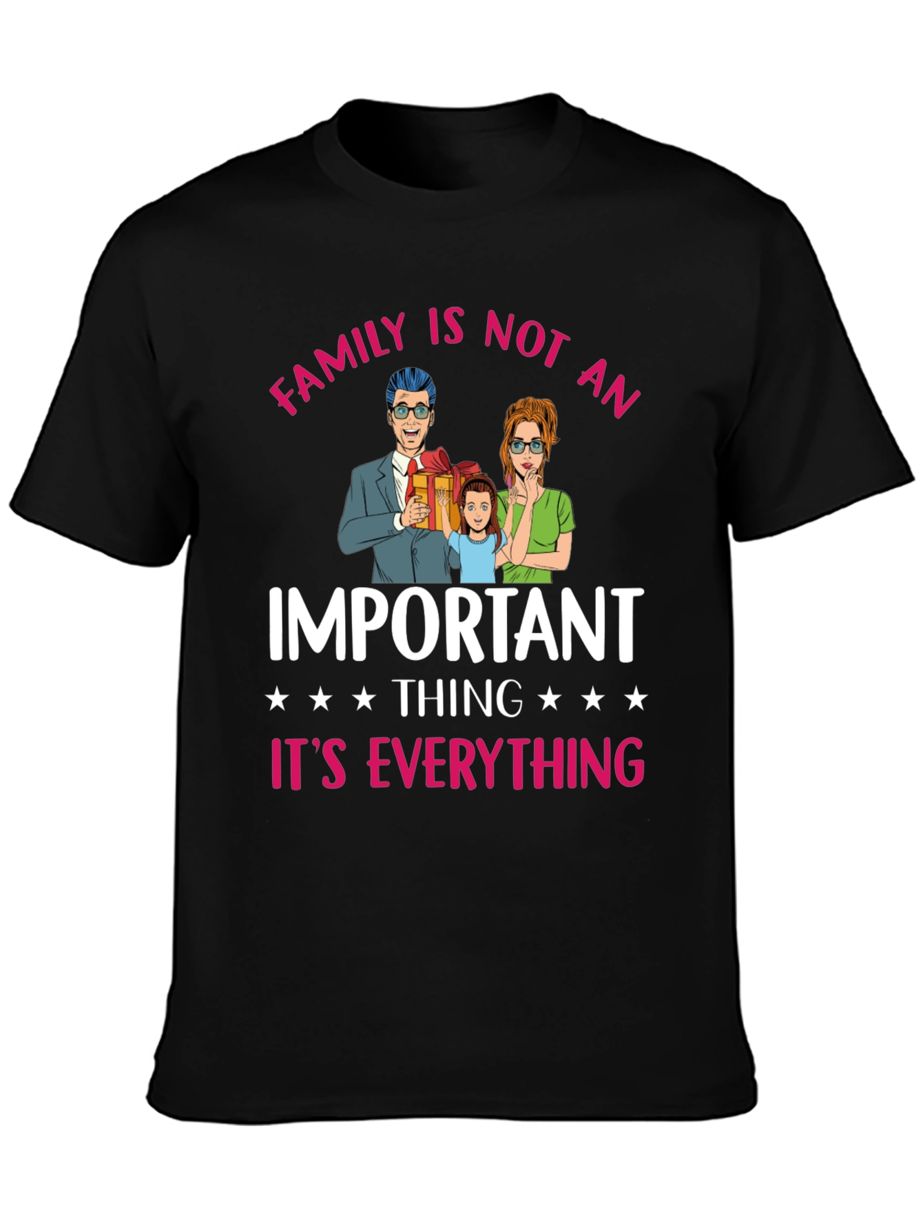 Black Family Is Everything Graphic Tee view 3