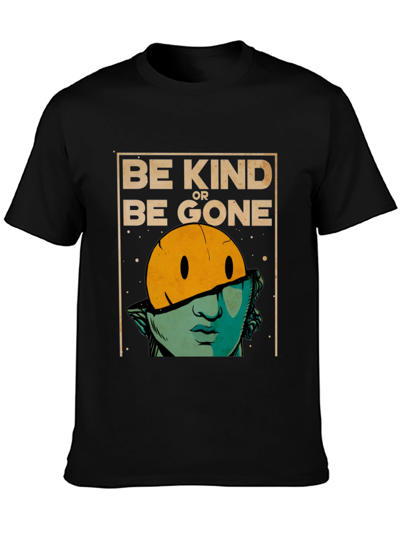 Black Be Kind or Be Gone Graphic T-Shirt view 3