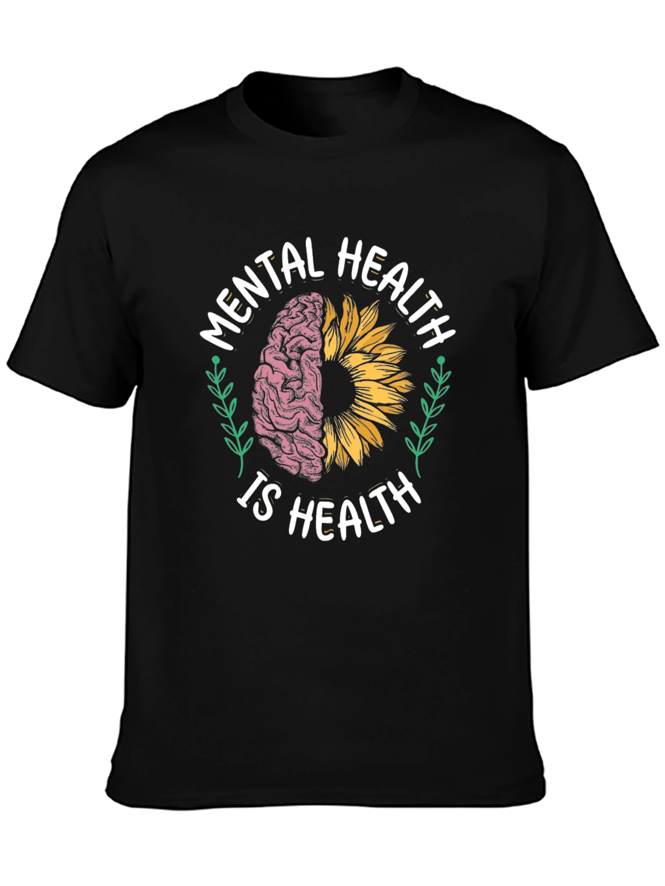 Black Mental Health Awareness Tee view 3