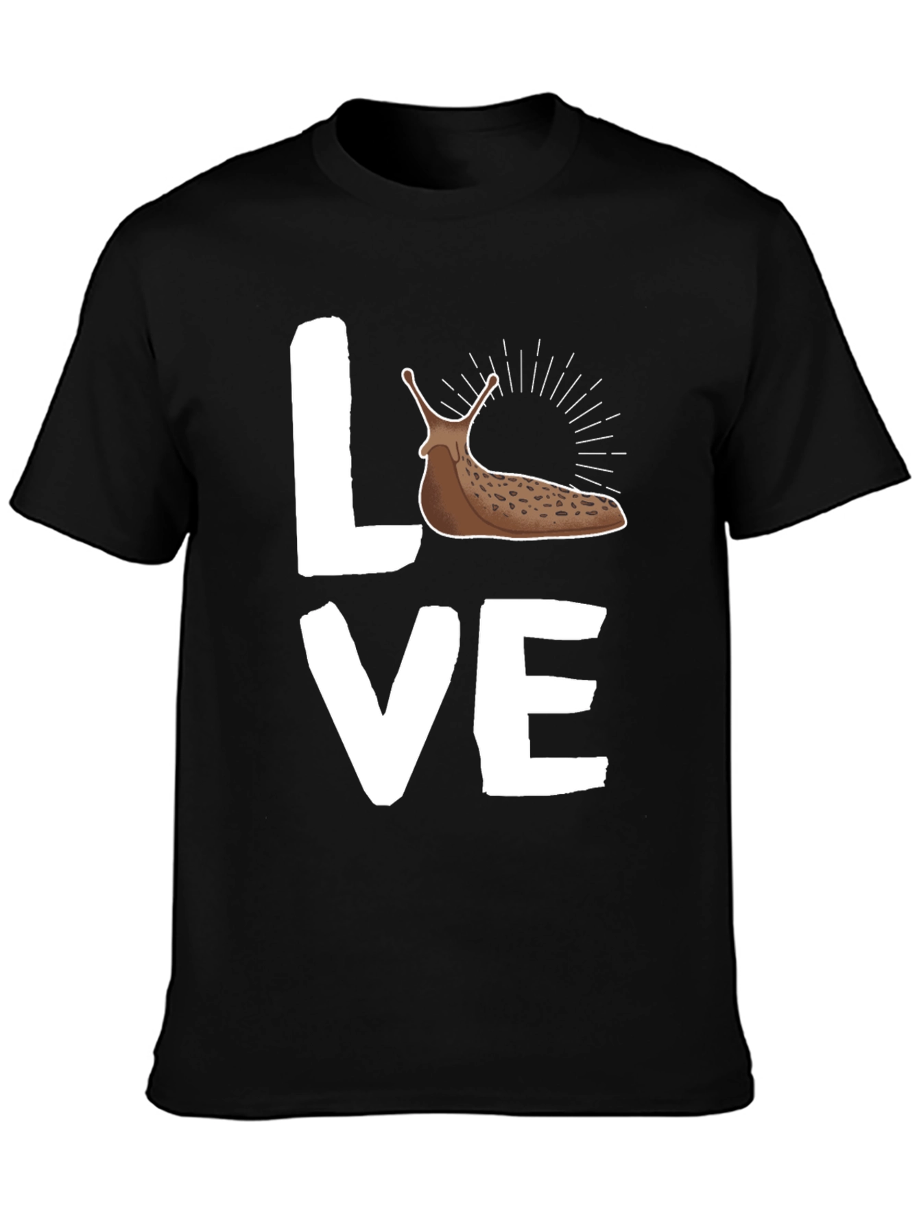 Black Love Slug Graphic T-Shirt view 3