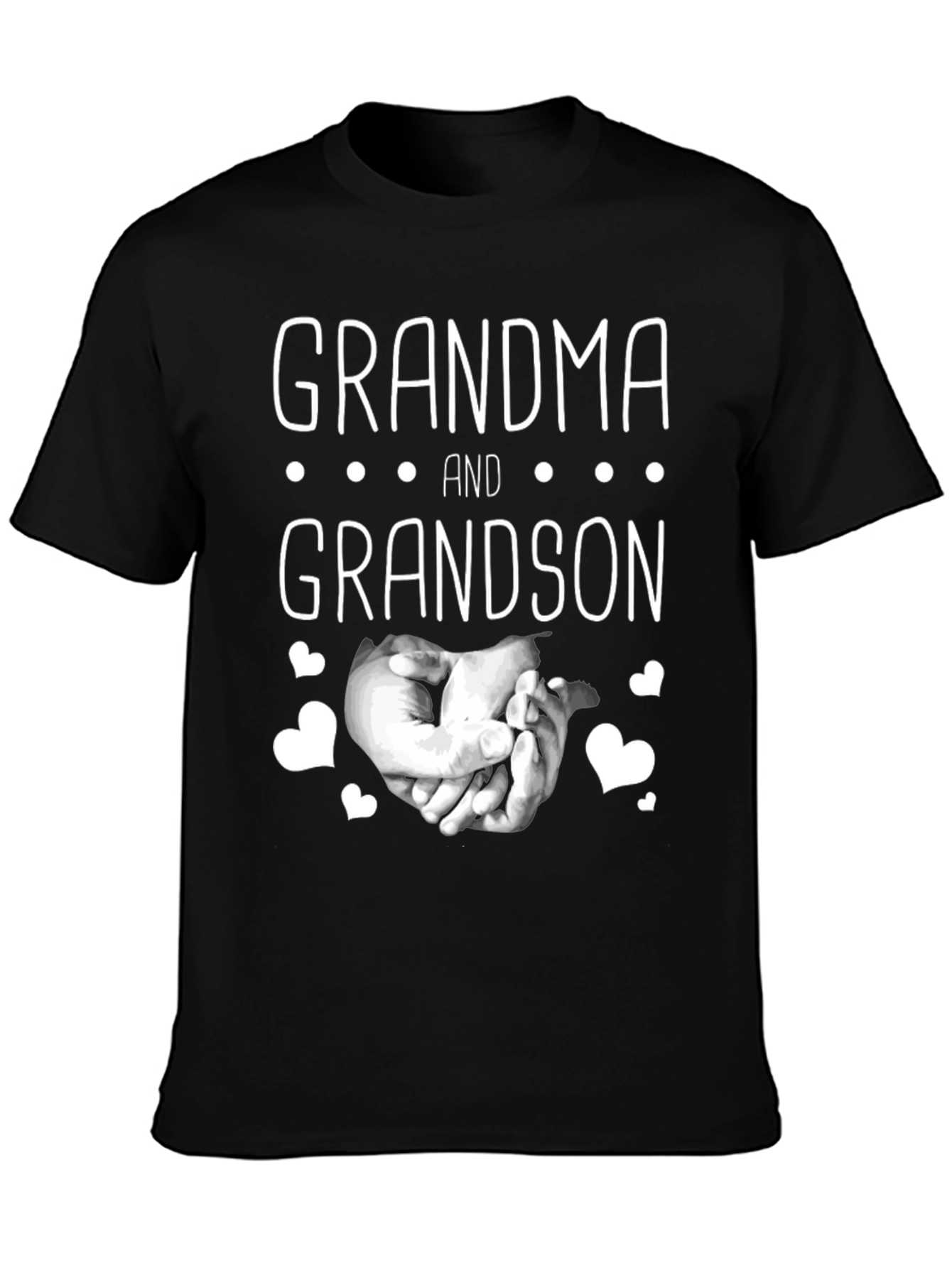 Black Grandma & Grandson Matching T-Shirt view 3
