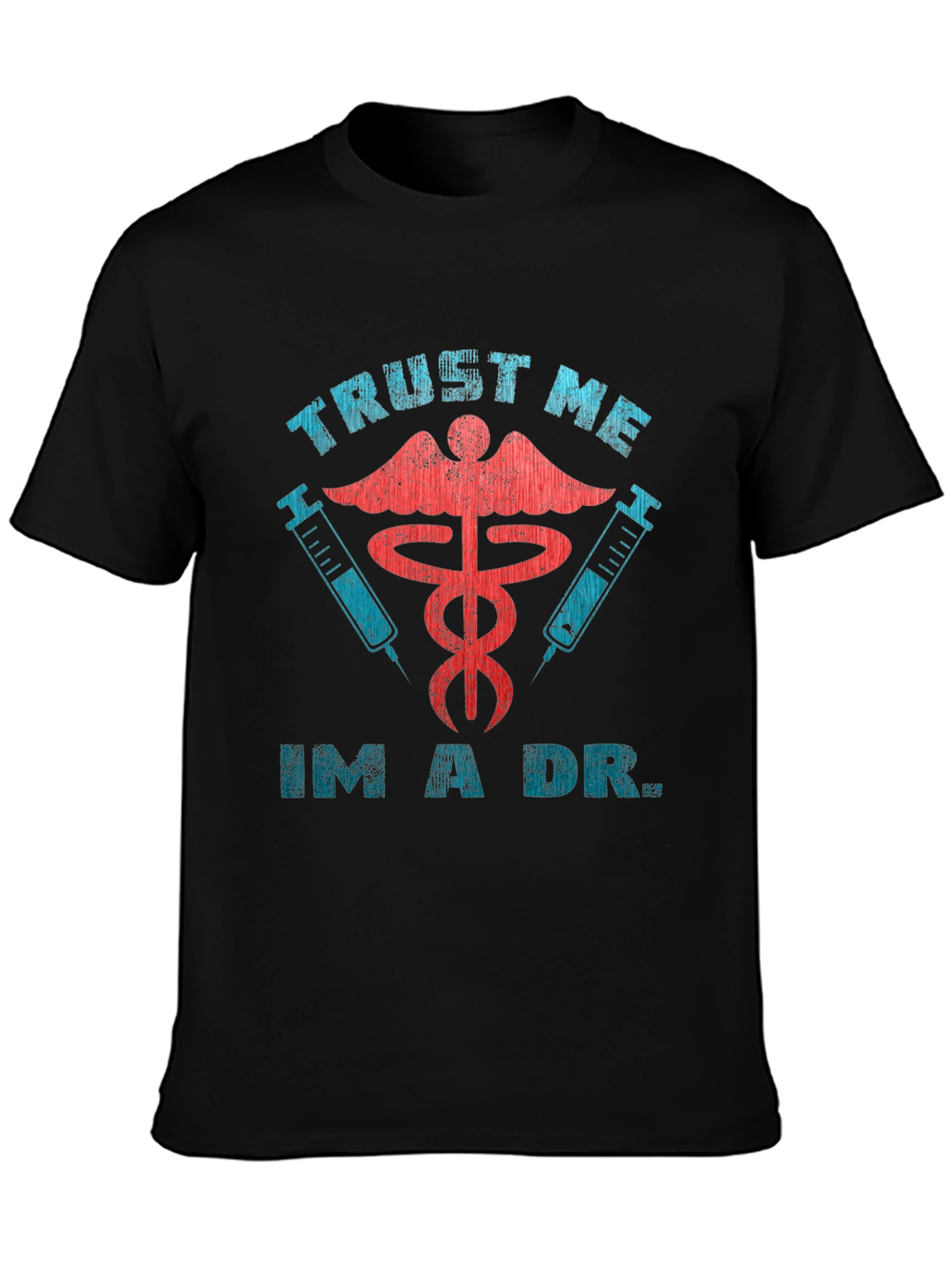 Black Trust Me I'm A Dr. Black Graphic Tee view 3