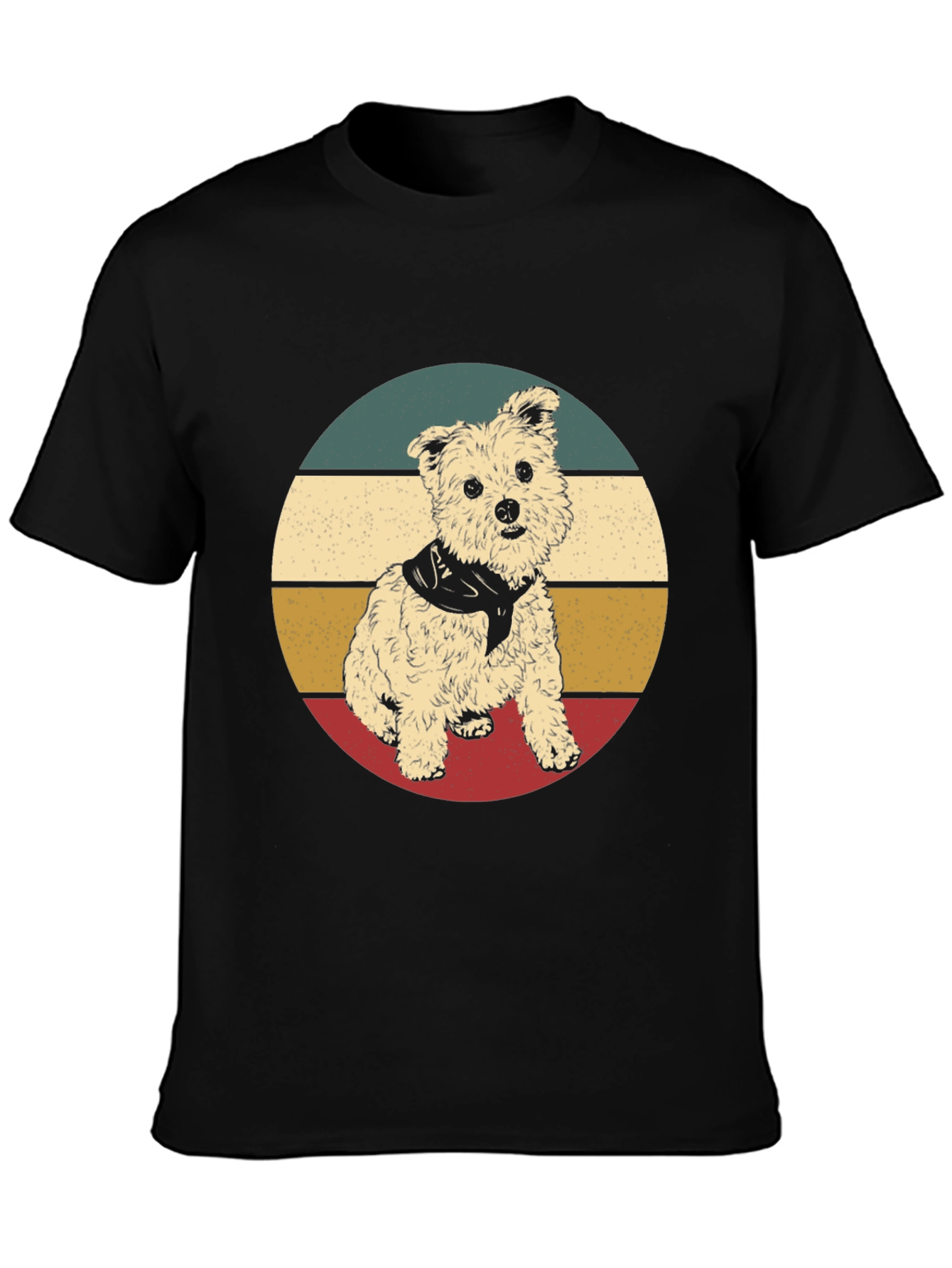 Retro Dog Graphic Tee - Vintage Style T-Shirt - 3