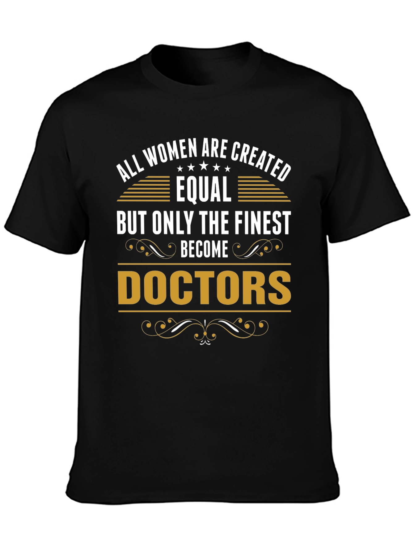 Black Finest Doctors Women's T-Shirt - Black view 3