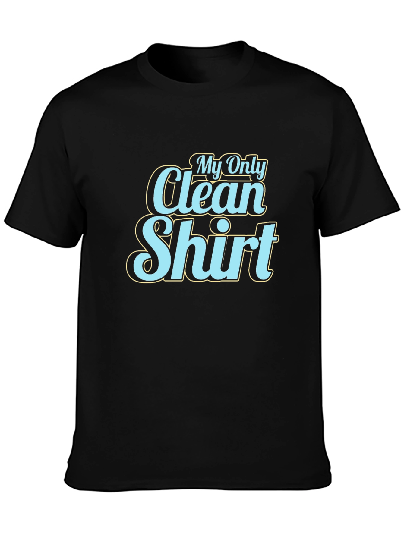 Black My Only Clean Shirt Graphic Tee view 3