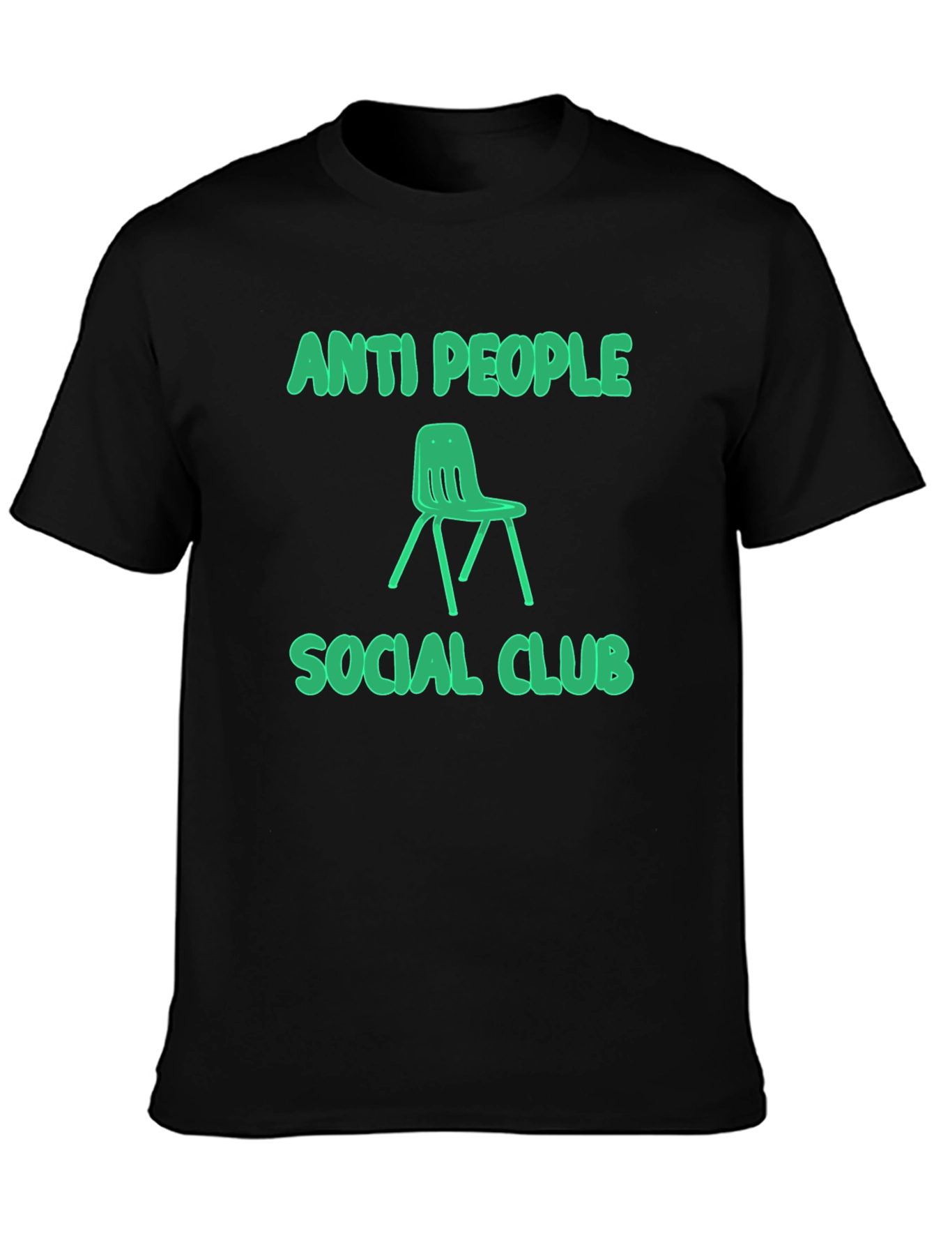 Black Anti People Social Club Graphic Tee - Black T-Shirt view 3