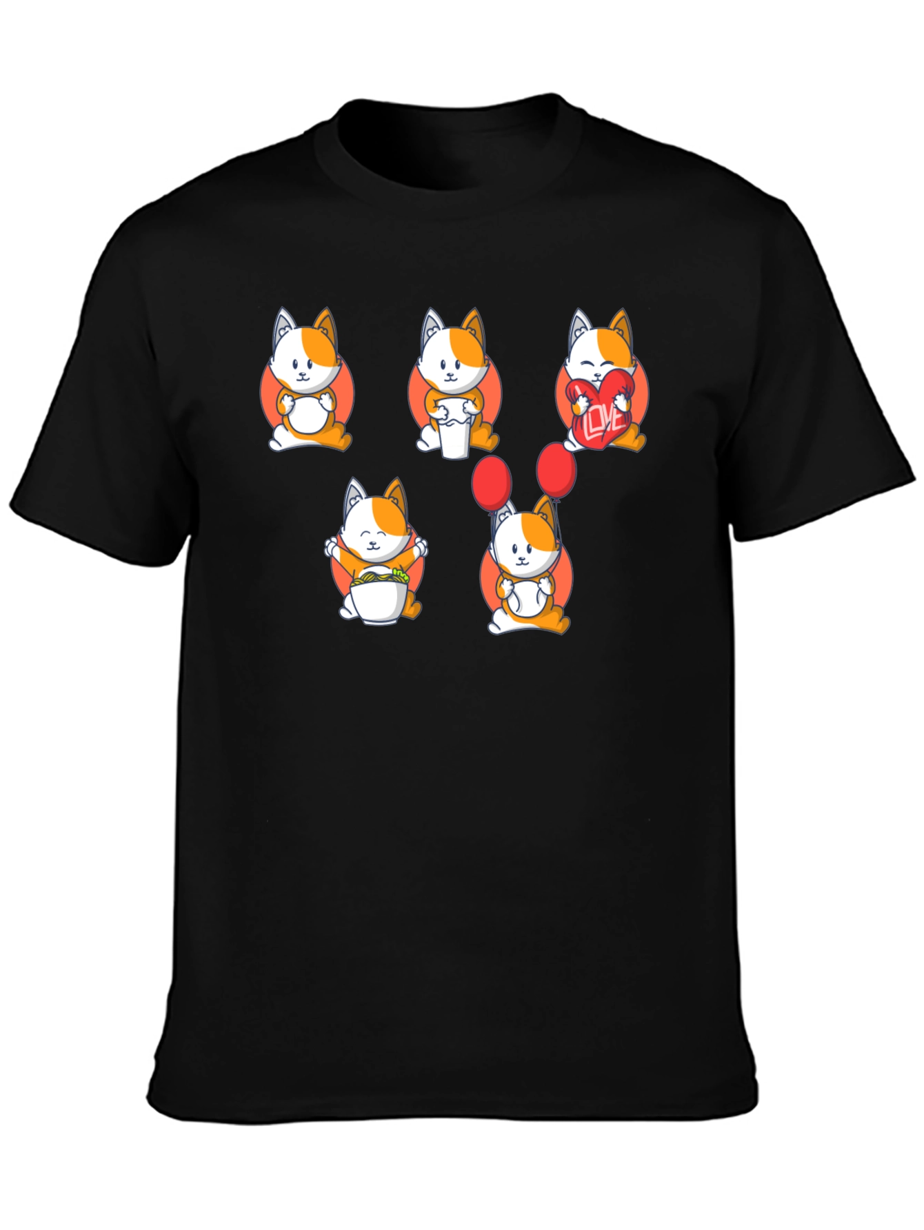 Cute Cats Graphic T-Shirt - 3