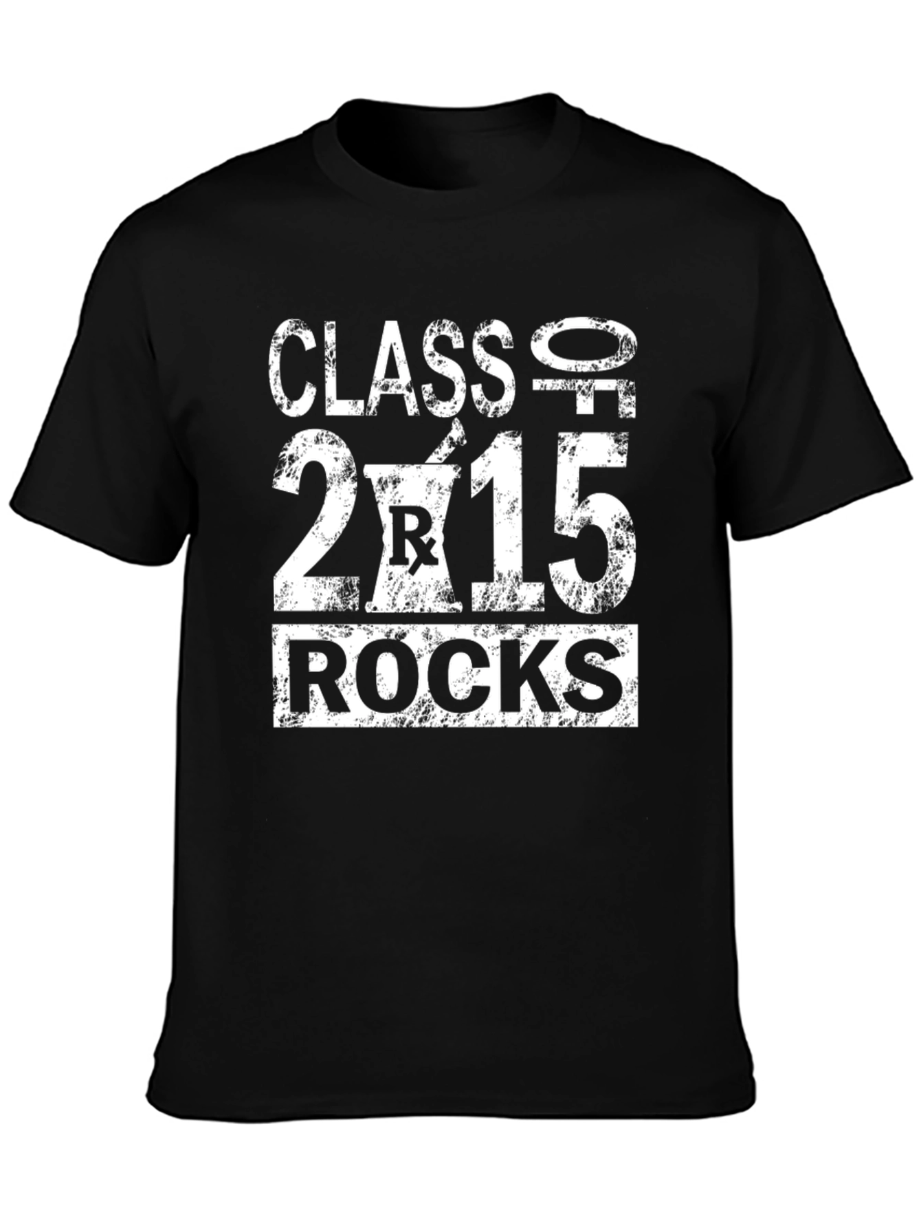 Black Class of 2015 Rocks T-Shirt view 3