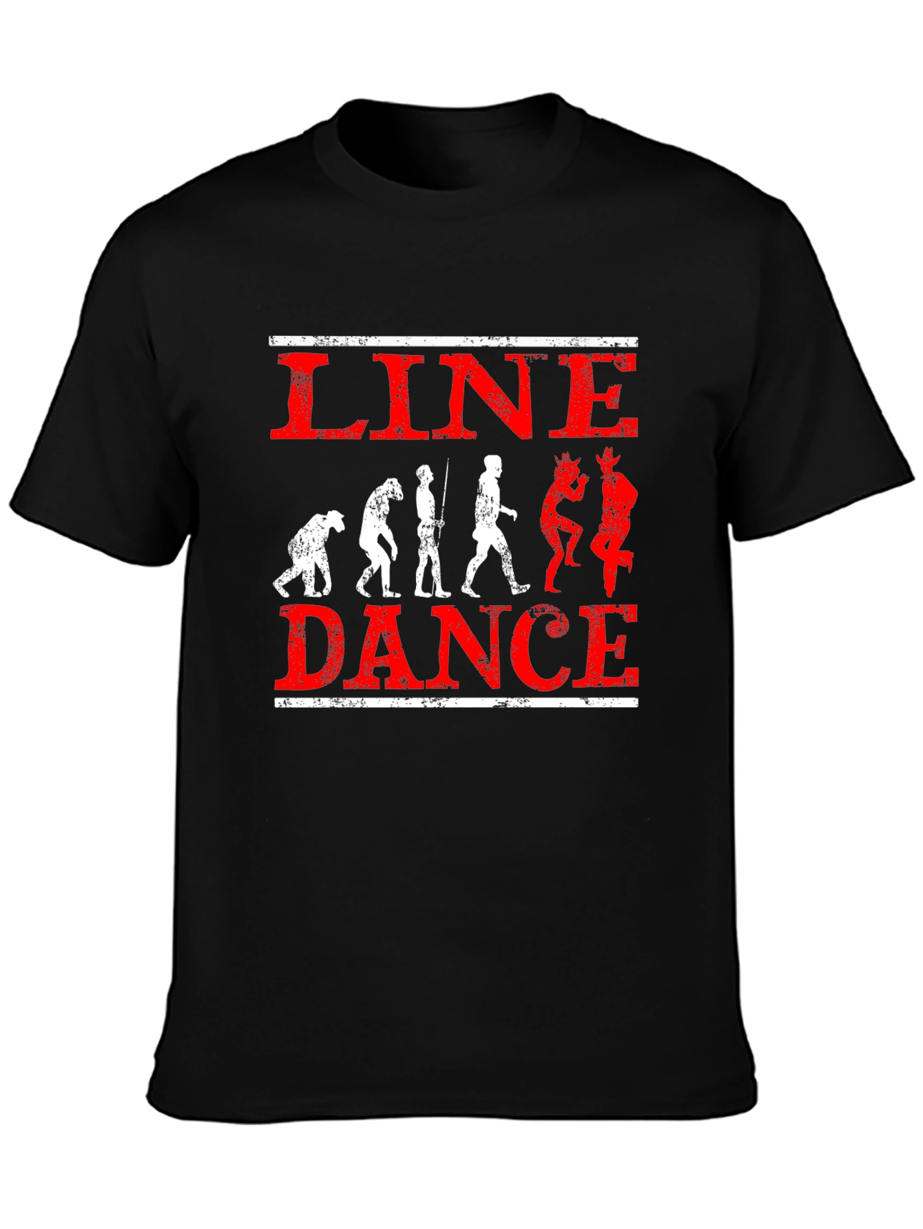 Black Line Dance Evolution Graphic Tee view 3