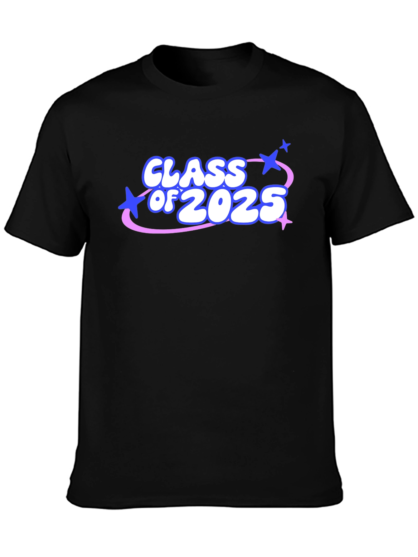 Black Class of 2025 Graphic Tee view 3