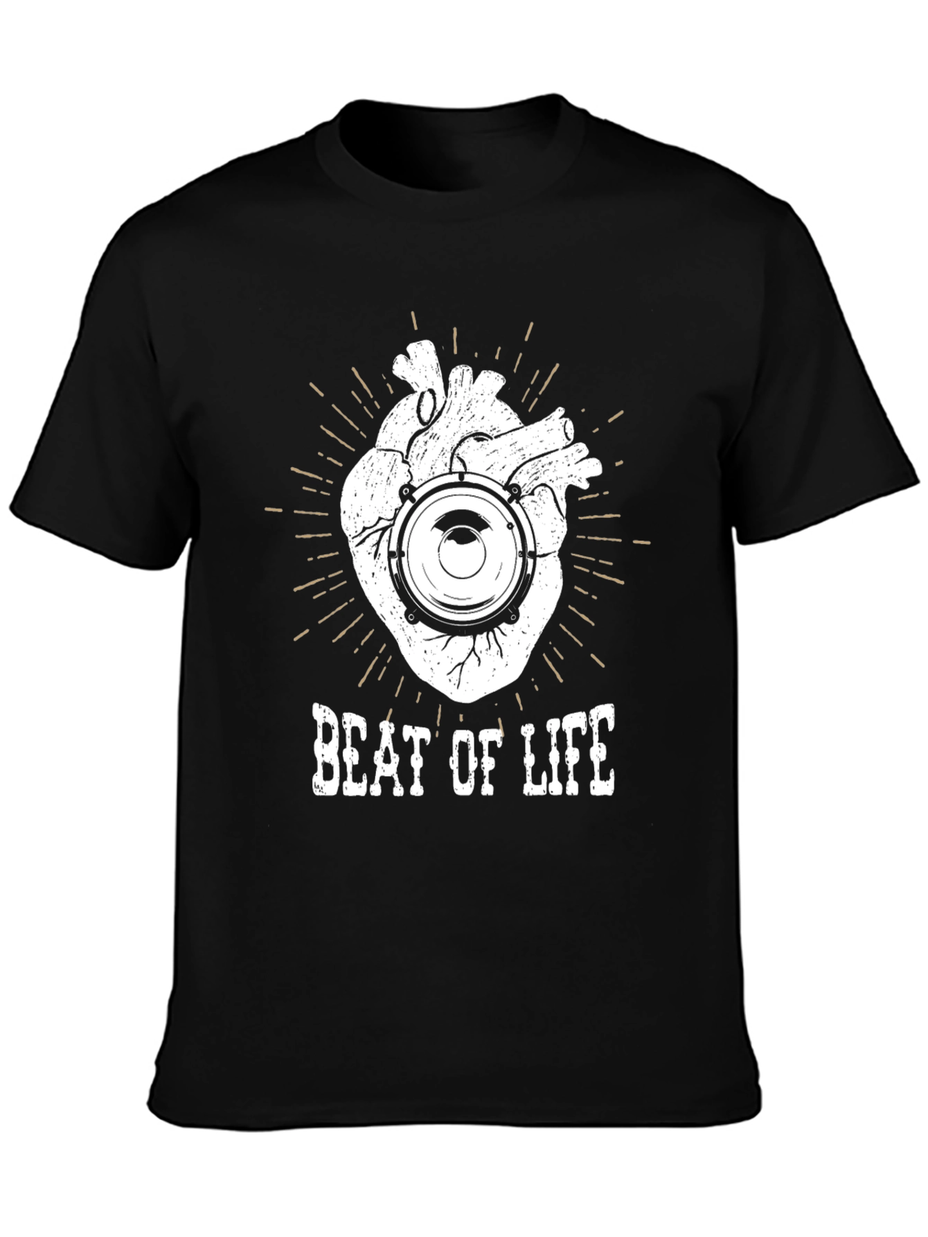 Beat of Life Graphic Tee - Music Lover Shirt - 3