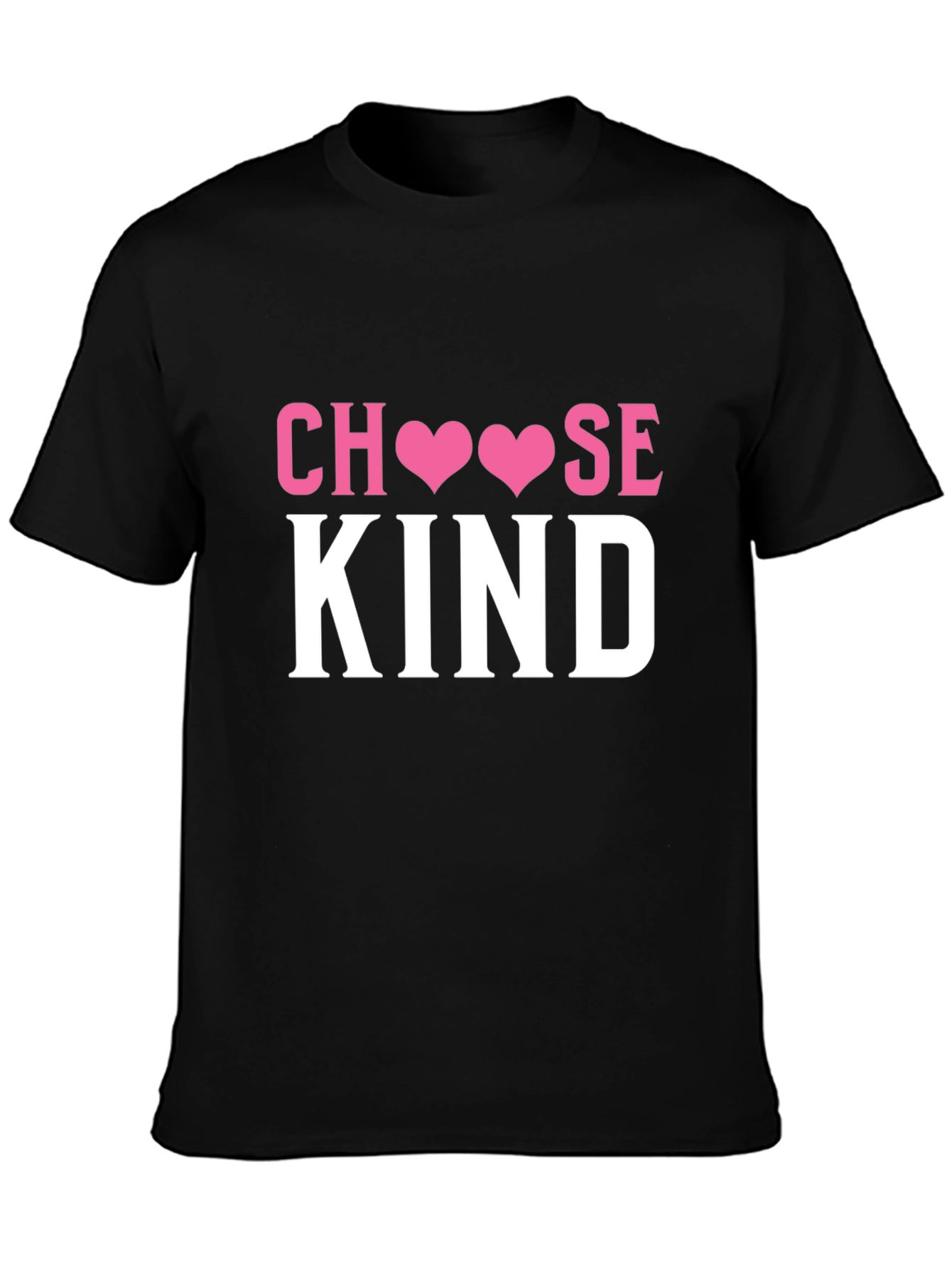 Black Choose Kind T-Shirt - Positive Message Tee view 3