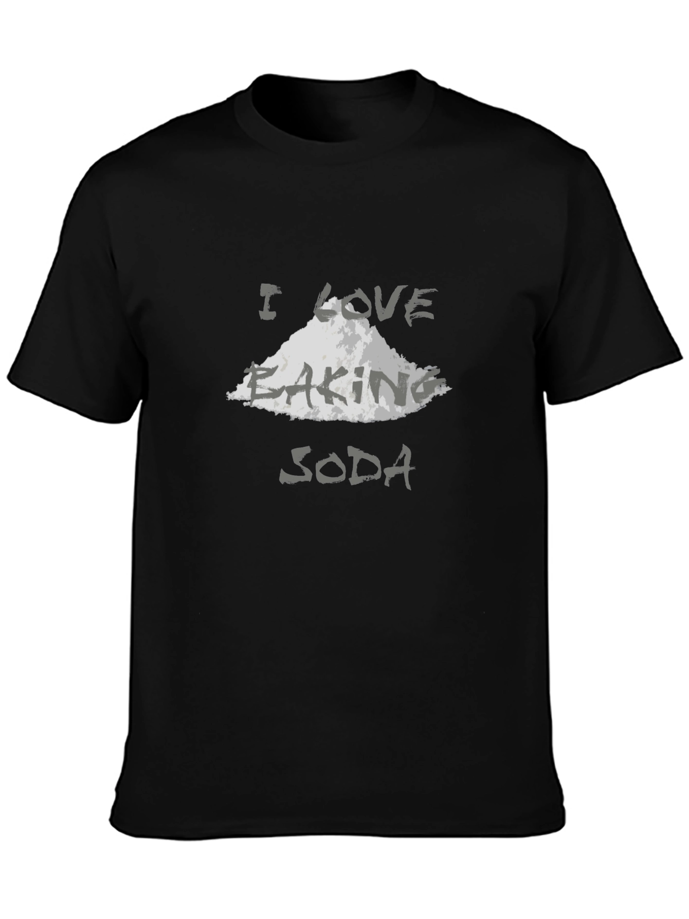 Black I Love Baking Soda Graphic T-Shirt - Black view 3