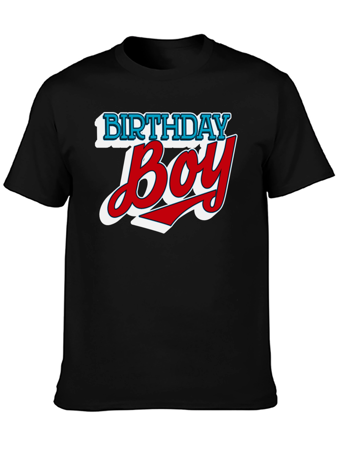 Black Birthday Boy Graphic T-Shirt view 3