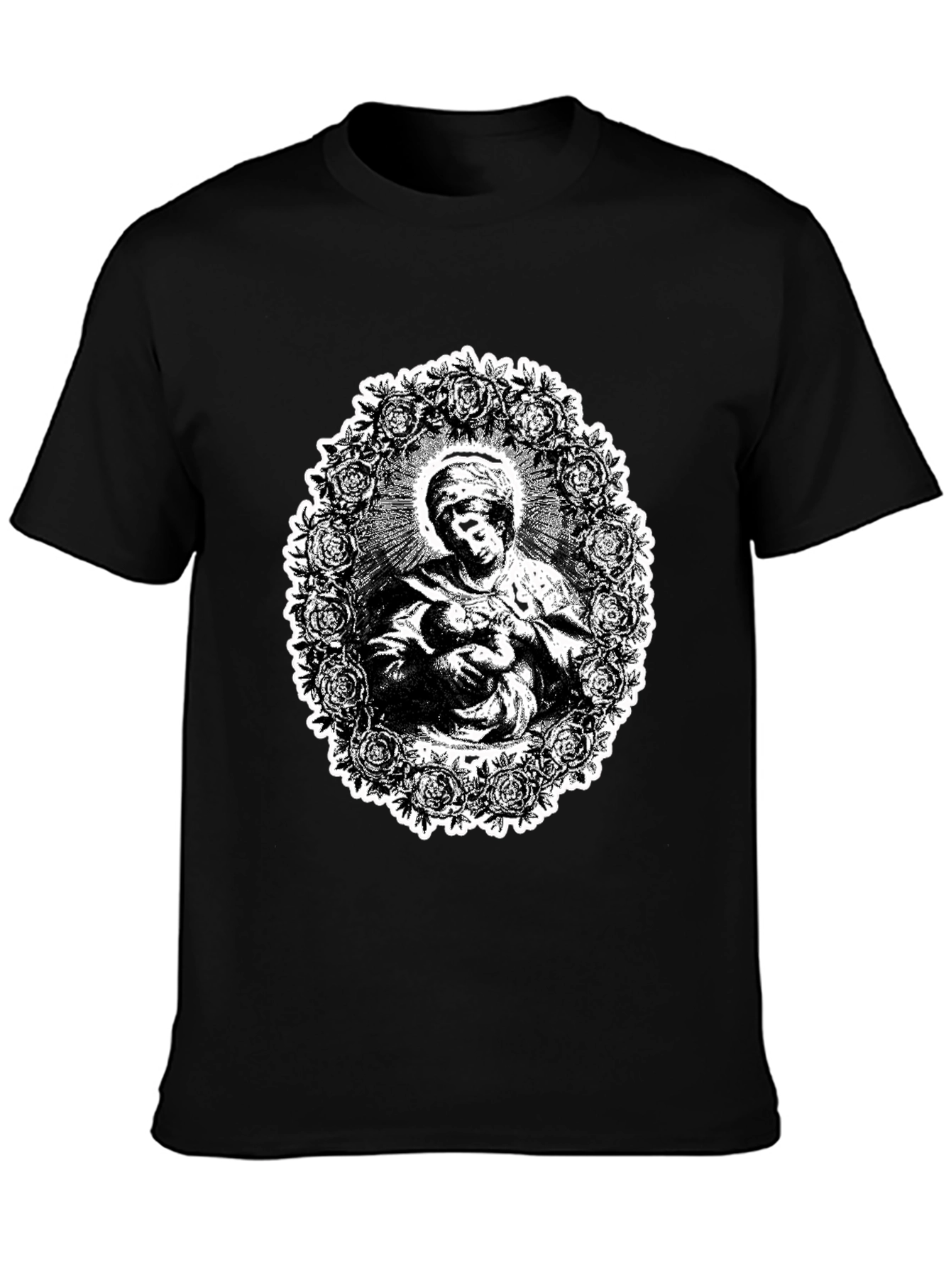 Black Madonna & Child Graphic Tee view 3