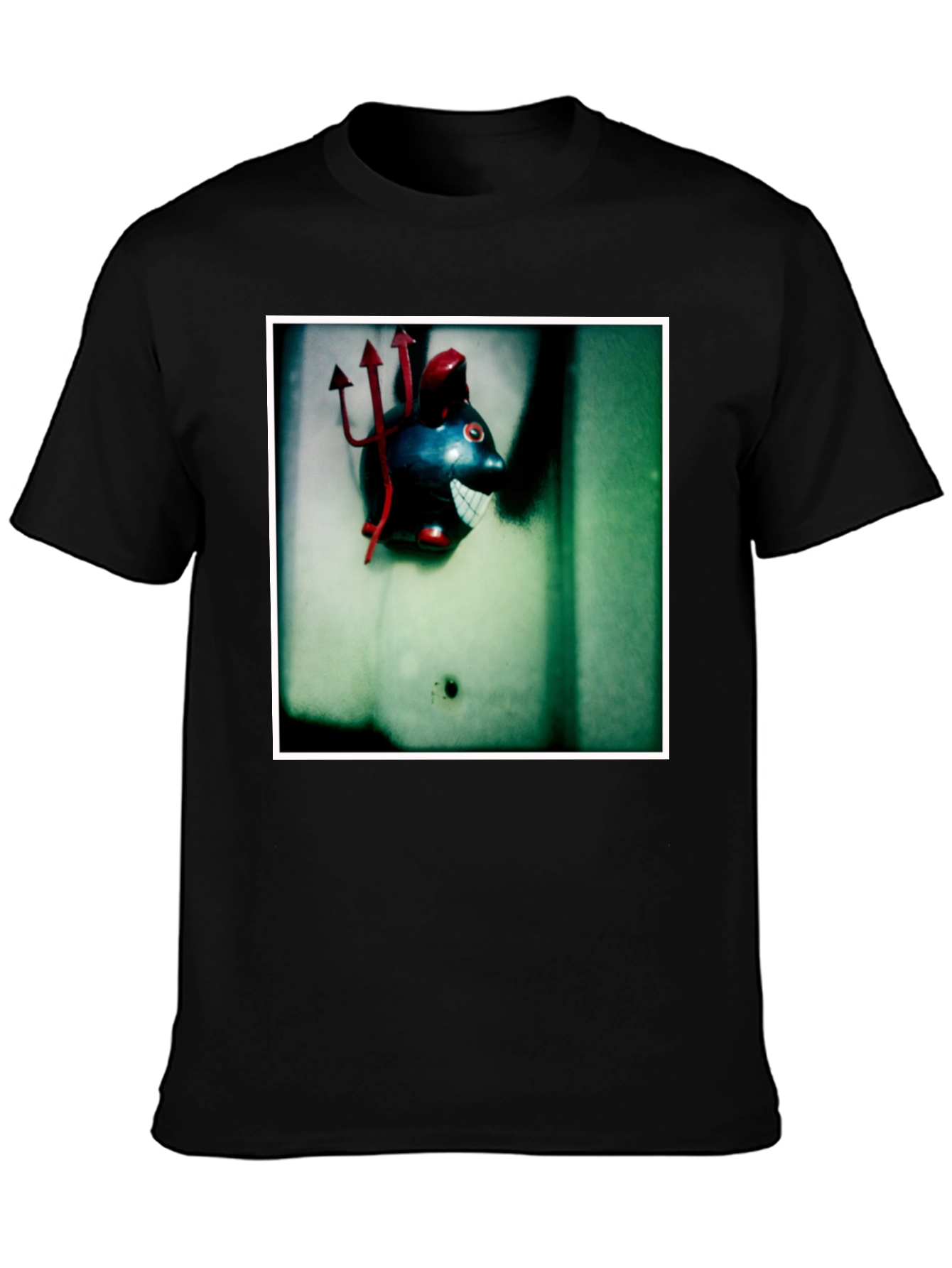 Black Devil Pig T-Shirt view 3