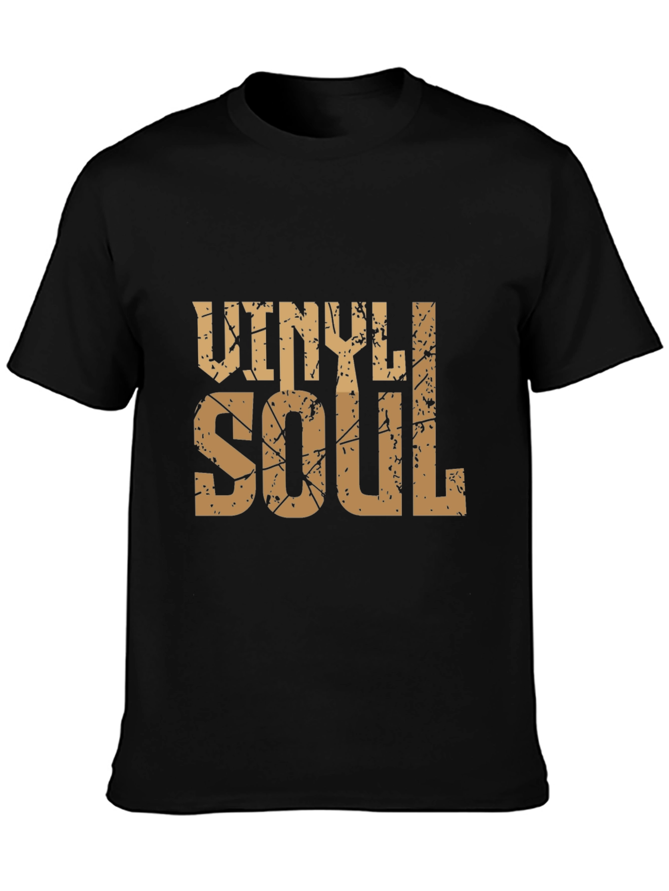 Black Vinyl Soul Black Graphic Tee view 3