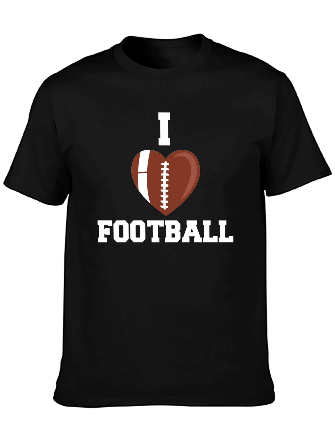 I Heart Football Graphic T-Shirt - 3