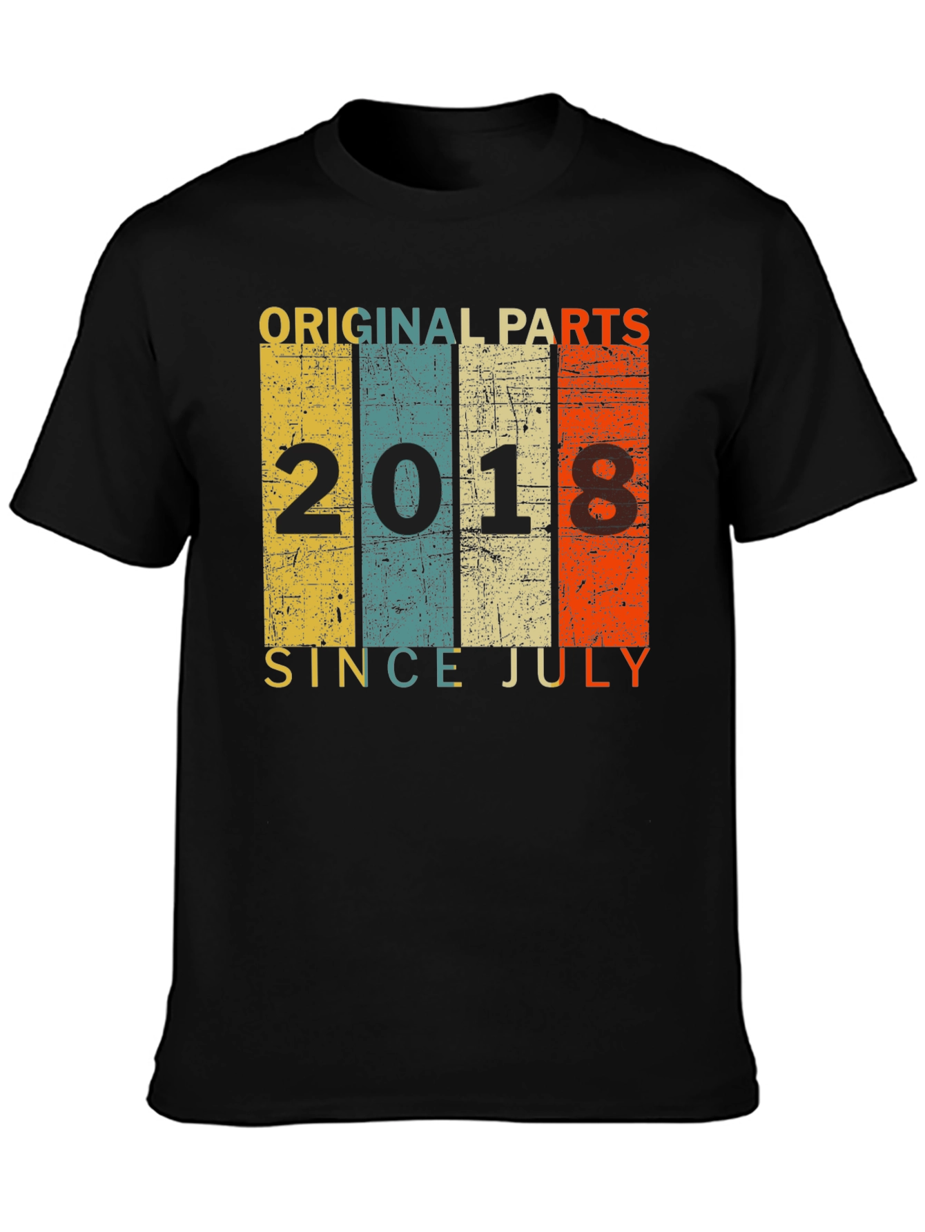 Black Original Parts 2018 Since July T-Shirt view 3
