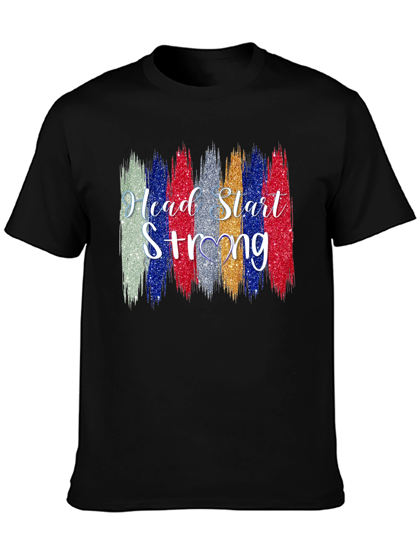 Black Head Start Strong T-Shirt - Unisex view 3