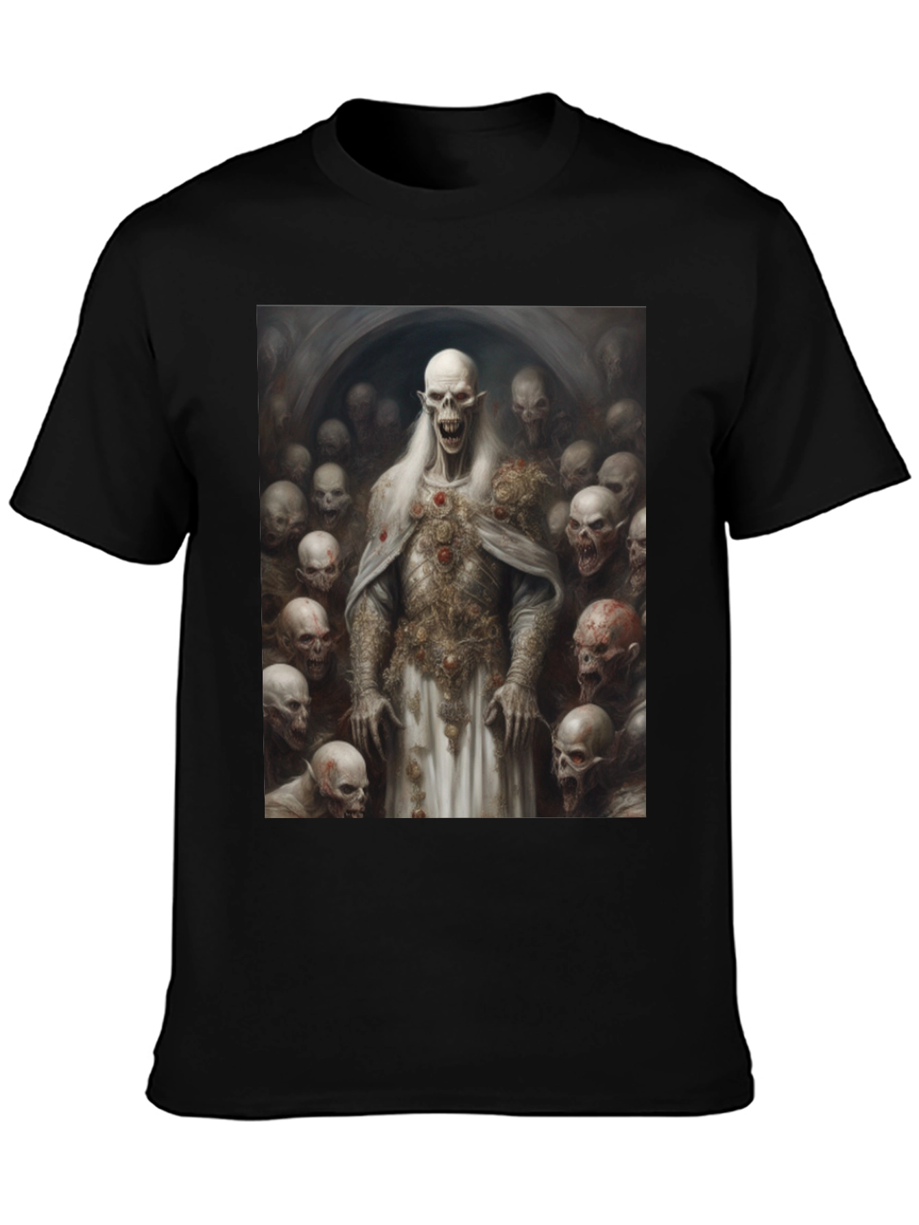 Black Undead King T-Shirt view 3