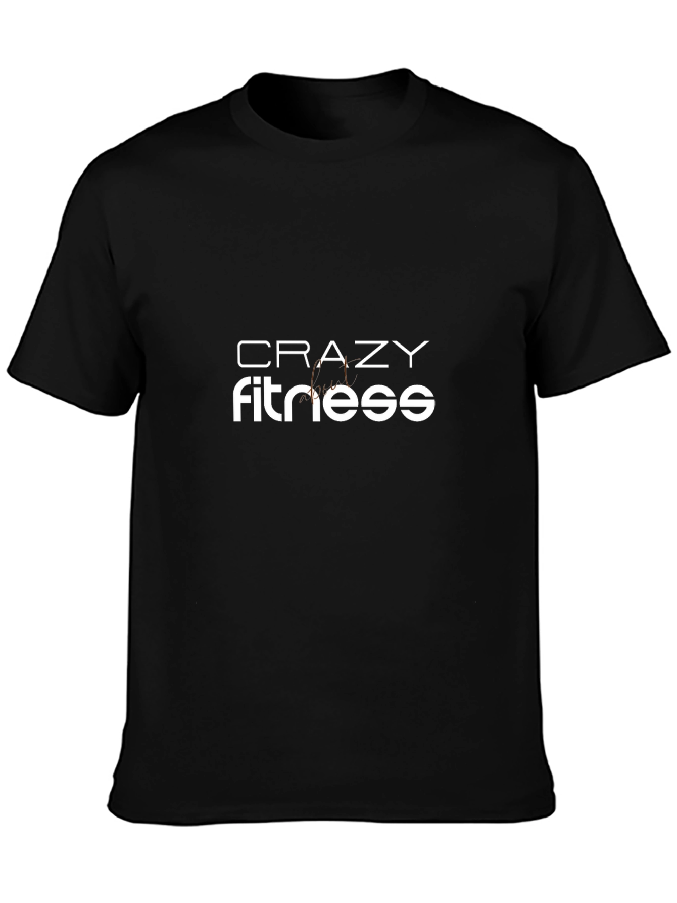 Black Crazy Fitness Graphic Tee - Mens view 3