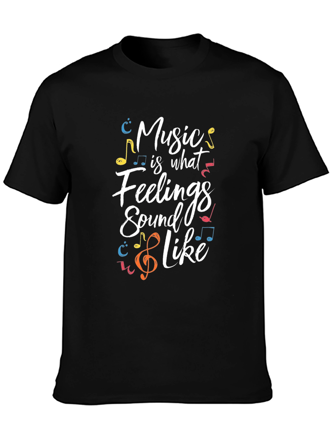 Black Music is What Feelings Sound Like T-Shirt view 3