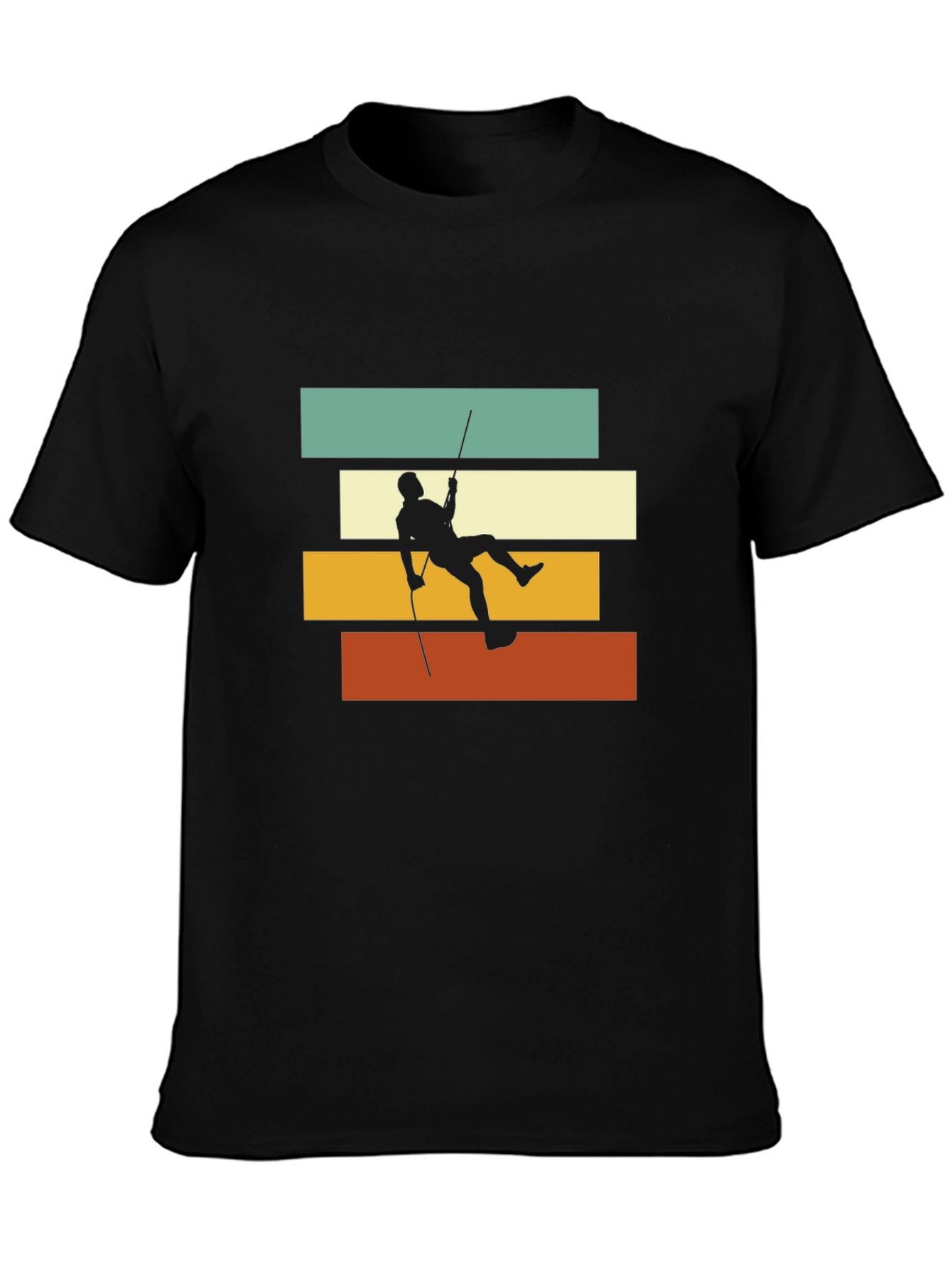 Retro Climber T-Shirt - Vintage Style Climbing Tee - 3