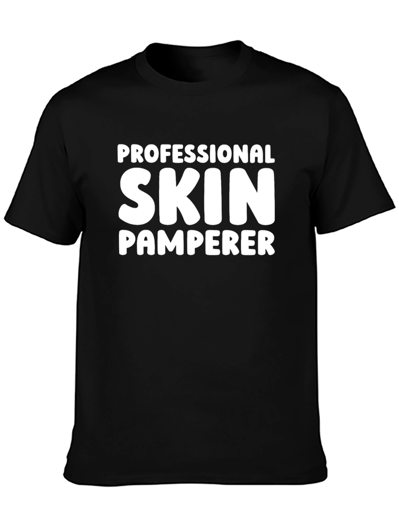 Black Professional Skin Pamperer Graphic Tee view 3