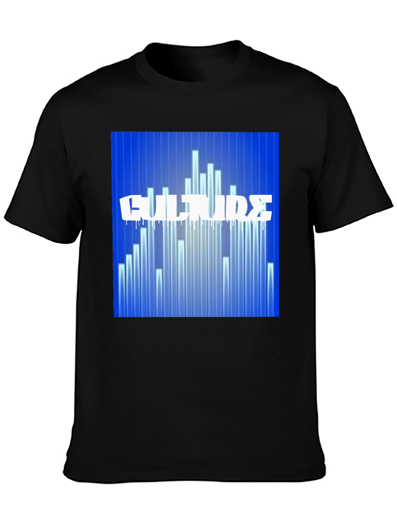 Black Culture Graphic Print Black T-Shirt view 3