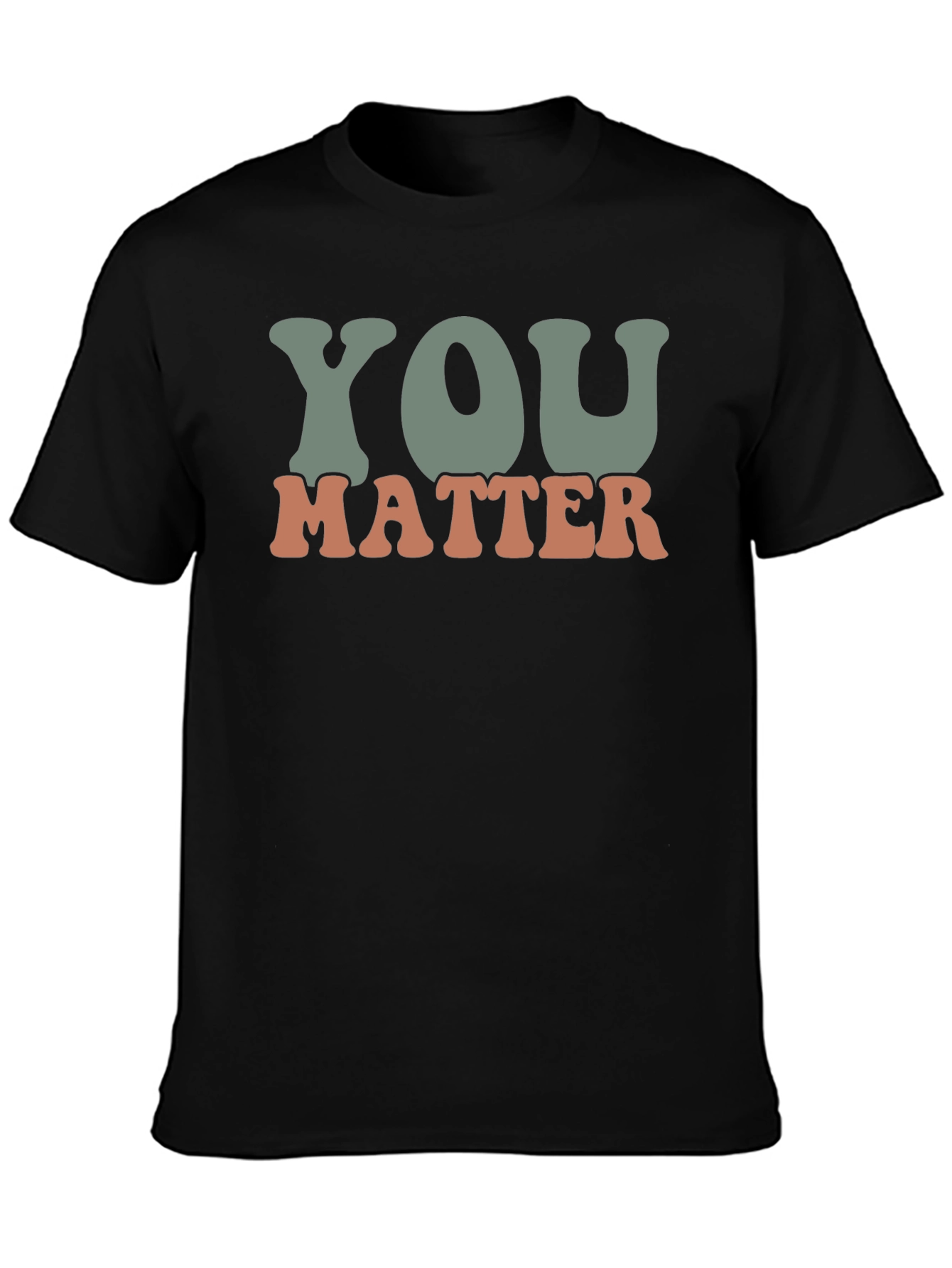 Black You Matter Graphic Tee - Positive Message T-Shirt view 3